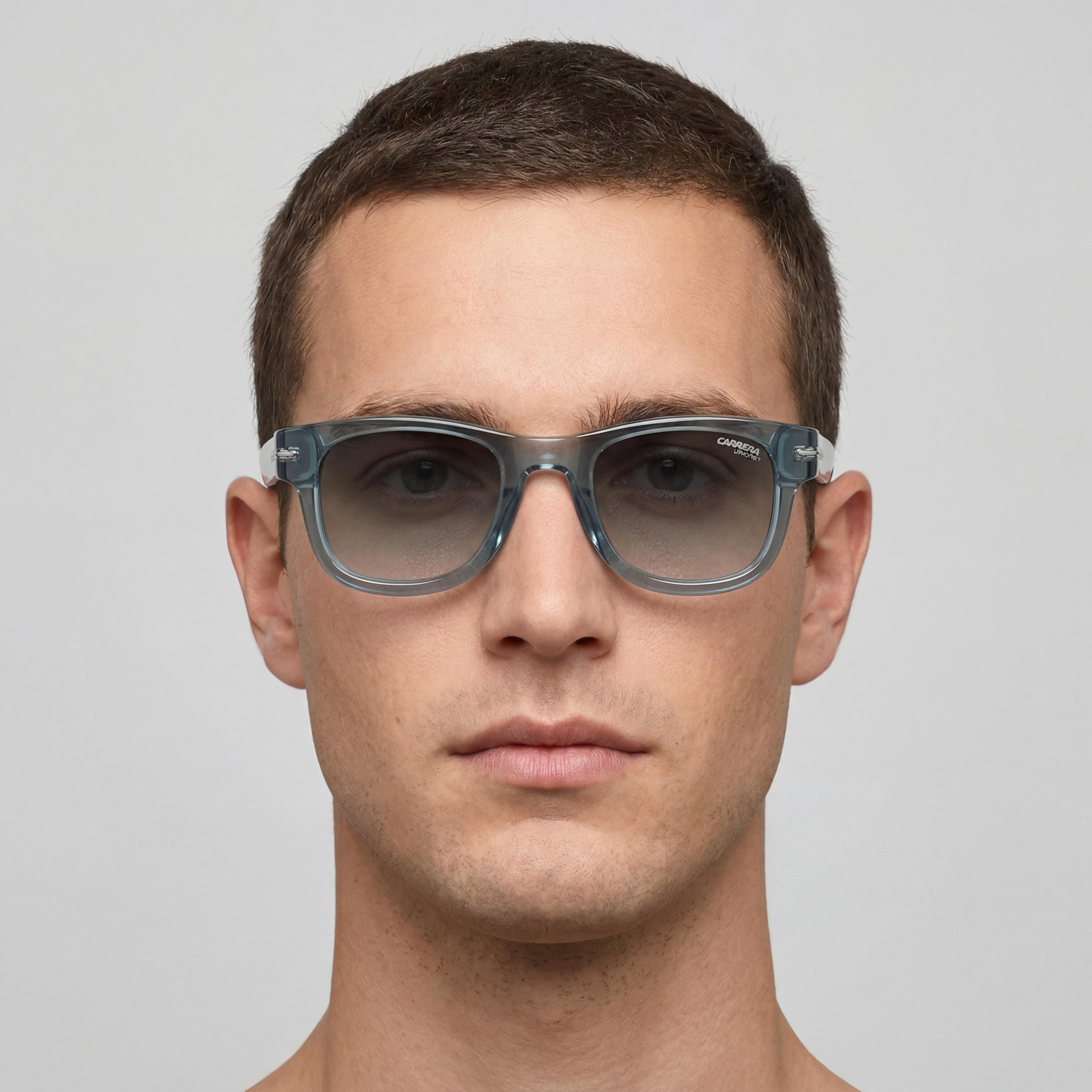Carrera 330/S Men's Plastic Teal Frame Green Shaded Non-Polarized Sunglasses 100% UV Protection 50mm, Photo 5