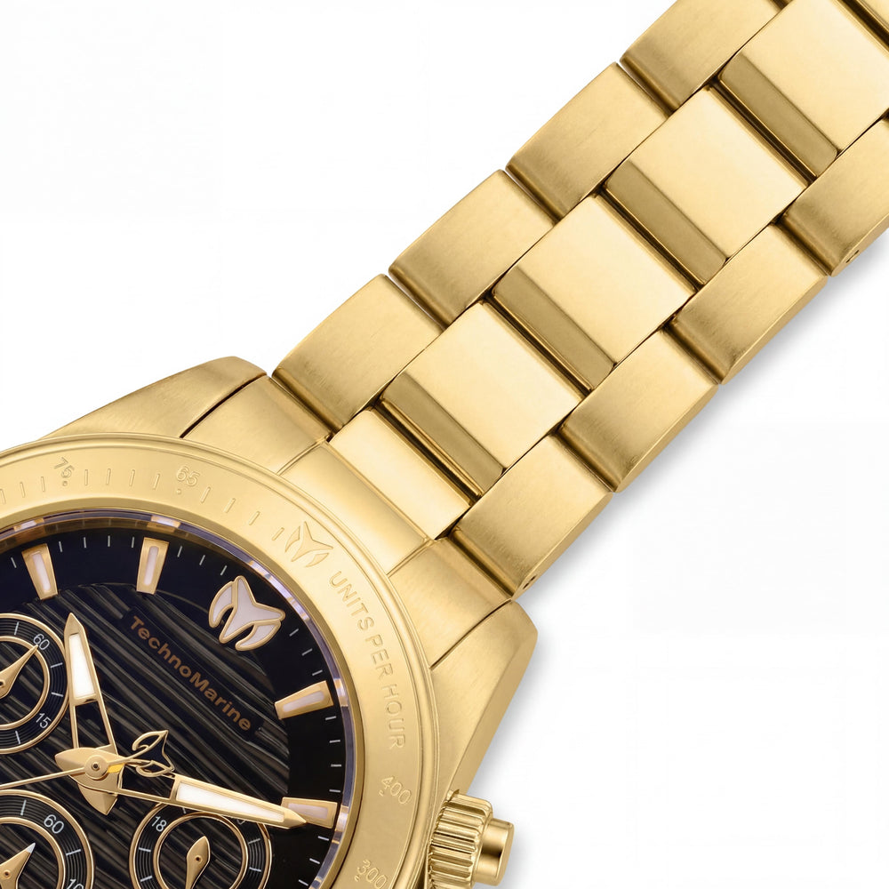 Technomarine TM-219014 Manta Women's Gold Stainless Steel Chronograph Quartz Watch 38mm