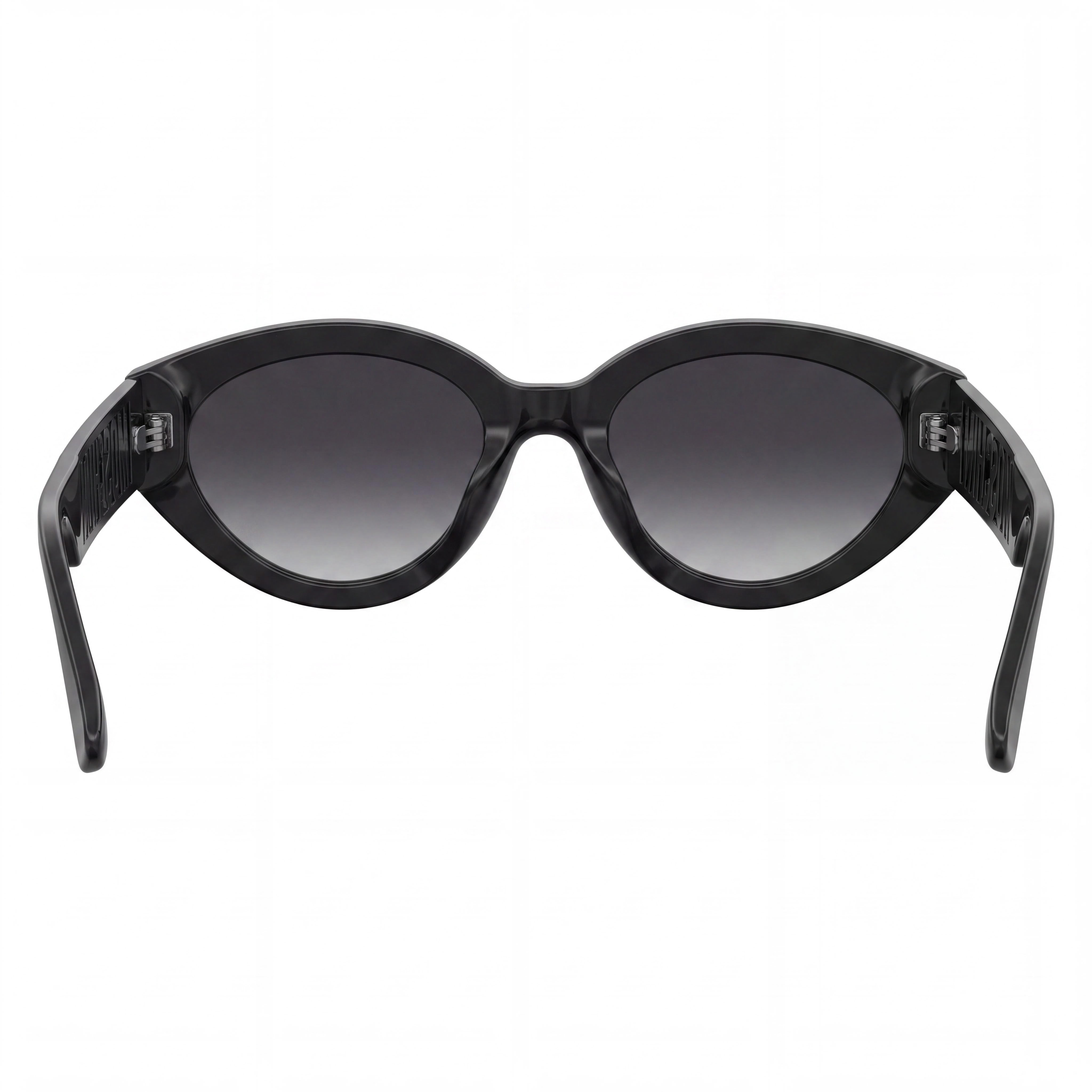 Moschino Casual Women's Black Acetate Frame Sunglasses with Non-Polarized Dark Grey Shaded Lenses 51mm, Photo 3