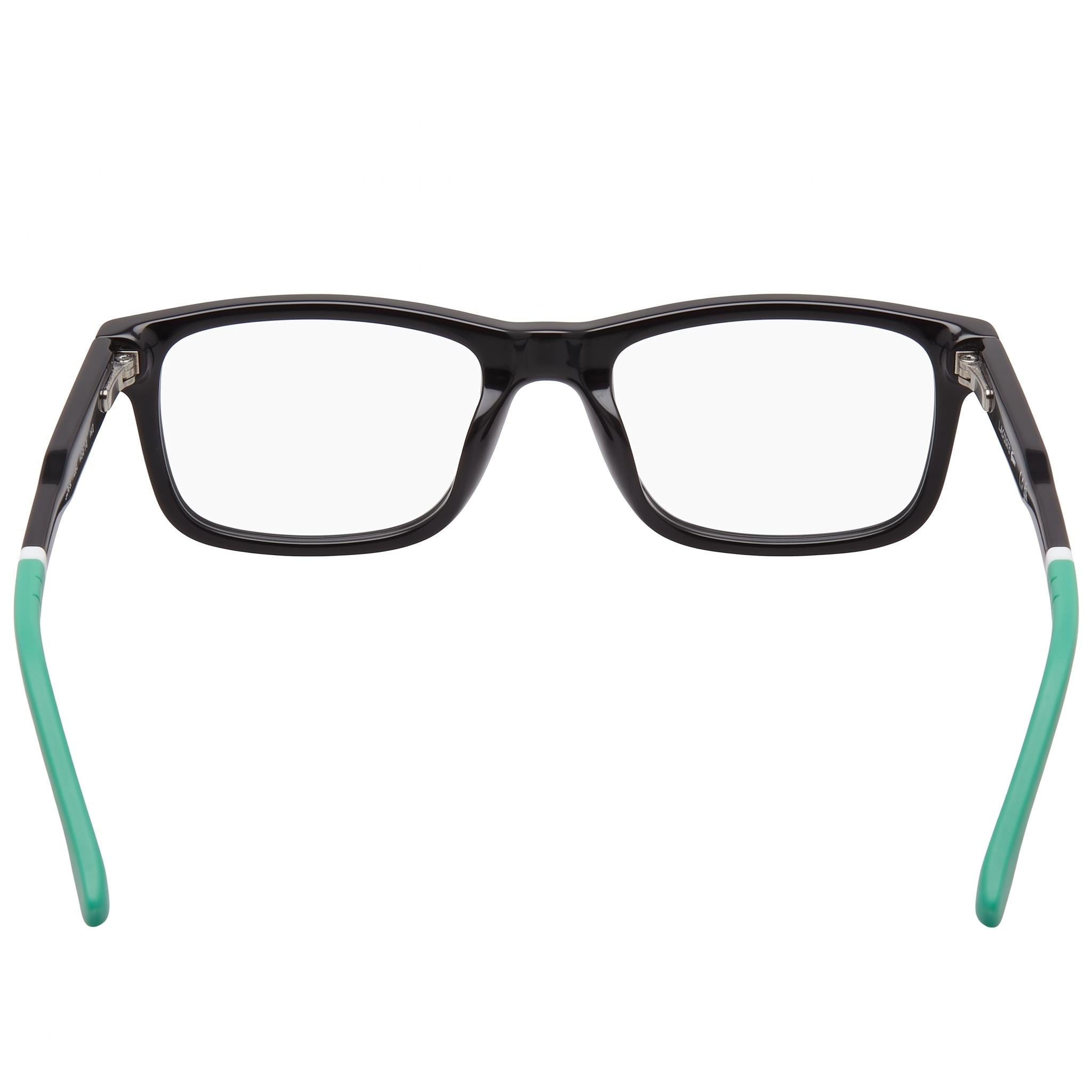 Gafas modernas para hombre Lacoste con montura de inyección negra, lentes de policarbonato, tamaño 49-16-140 mm, Photo 3