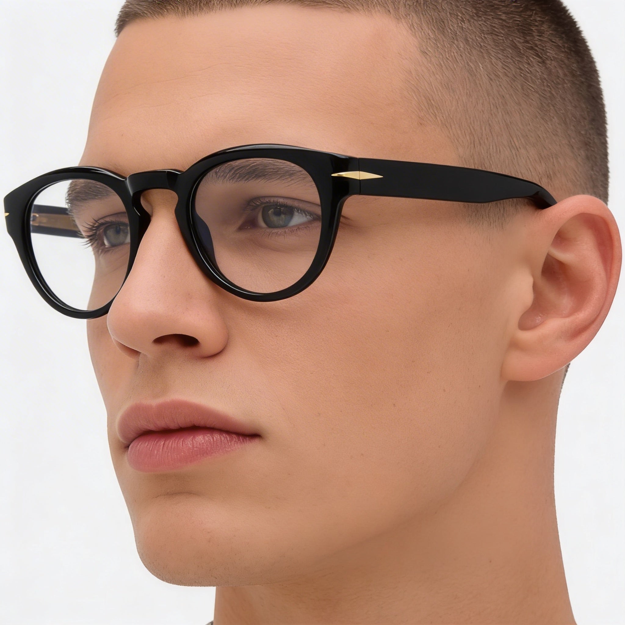 David Beckham Db 7114 Men's Modern Style Sunglasses with Black Acetate Frame and Black Lenses, 48mm Lens Width, Photo 5