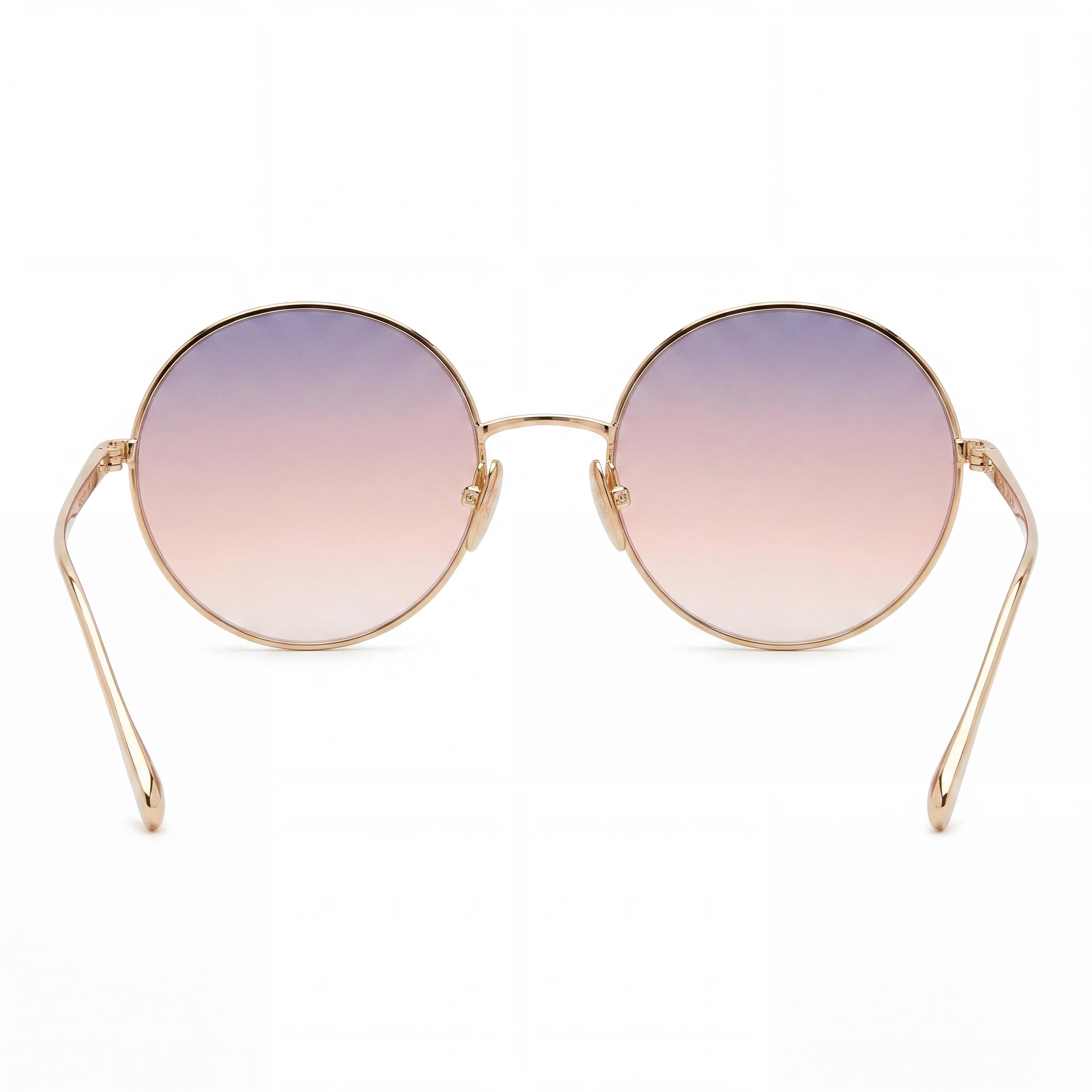 Isabel Marant Casual Women's Rose Gold Round Oval Stainless Steel UV Protection Sunglasses 54mm, Photo 3