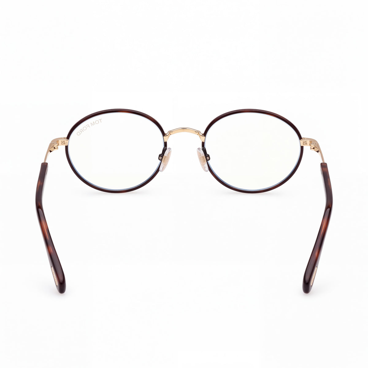 Montura óptica Tom Ford unisex brillante marrón oscuro negro, con un ancho de lente de 52mm, ancho de puente de 20mm y una longitud de patilla de 145mm., Photo 3