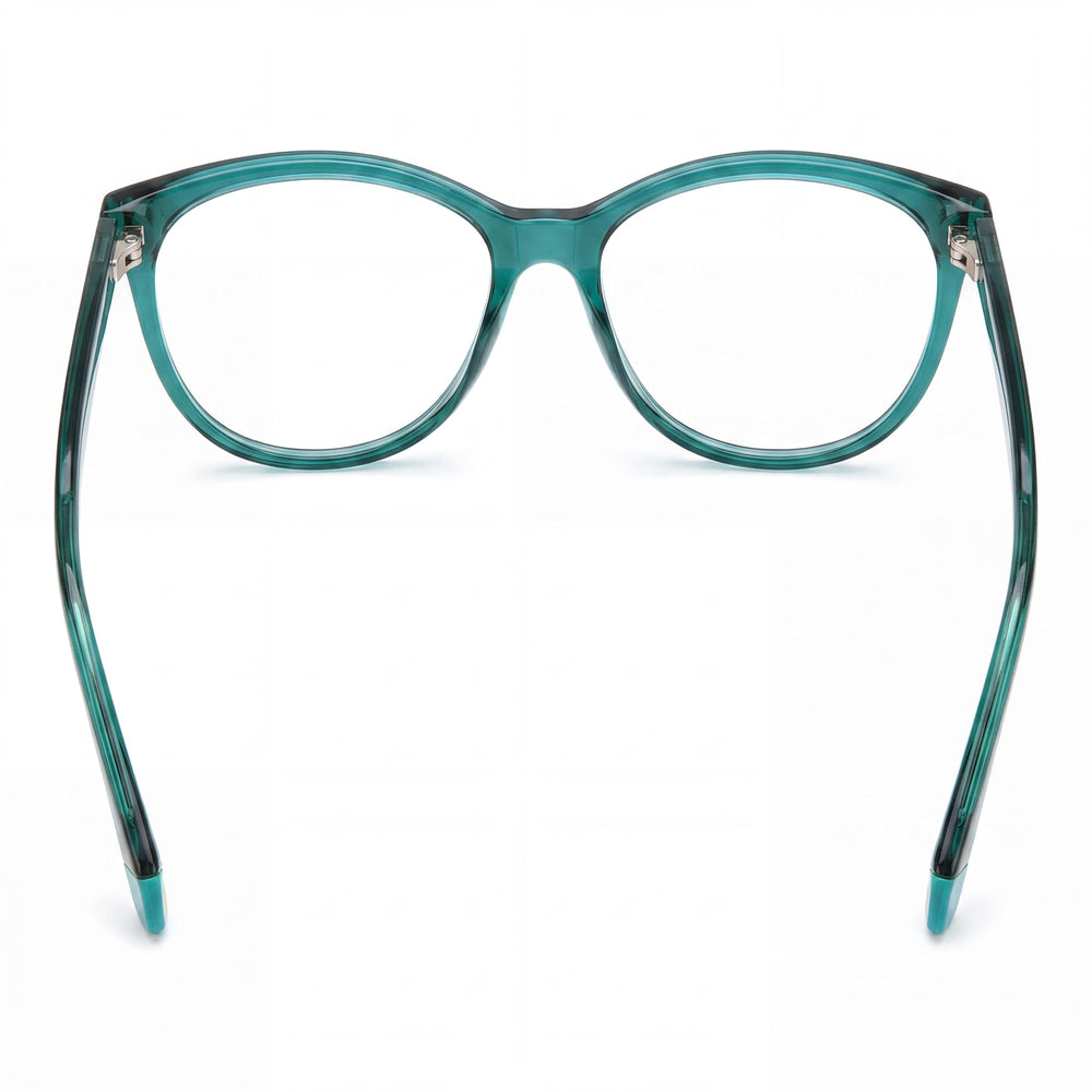 Gafas de sol Polaroid Modern para mujer, montura inyectada color verde azulado, lentes de policarbonato no polarizadas color verde azulado de 56 mm