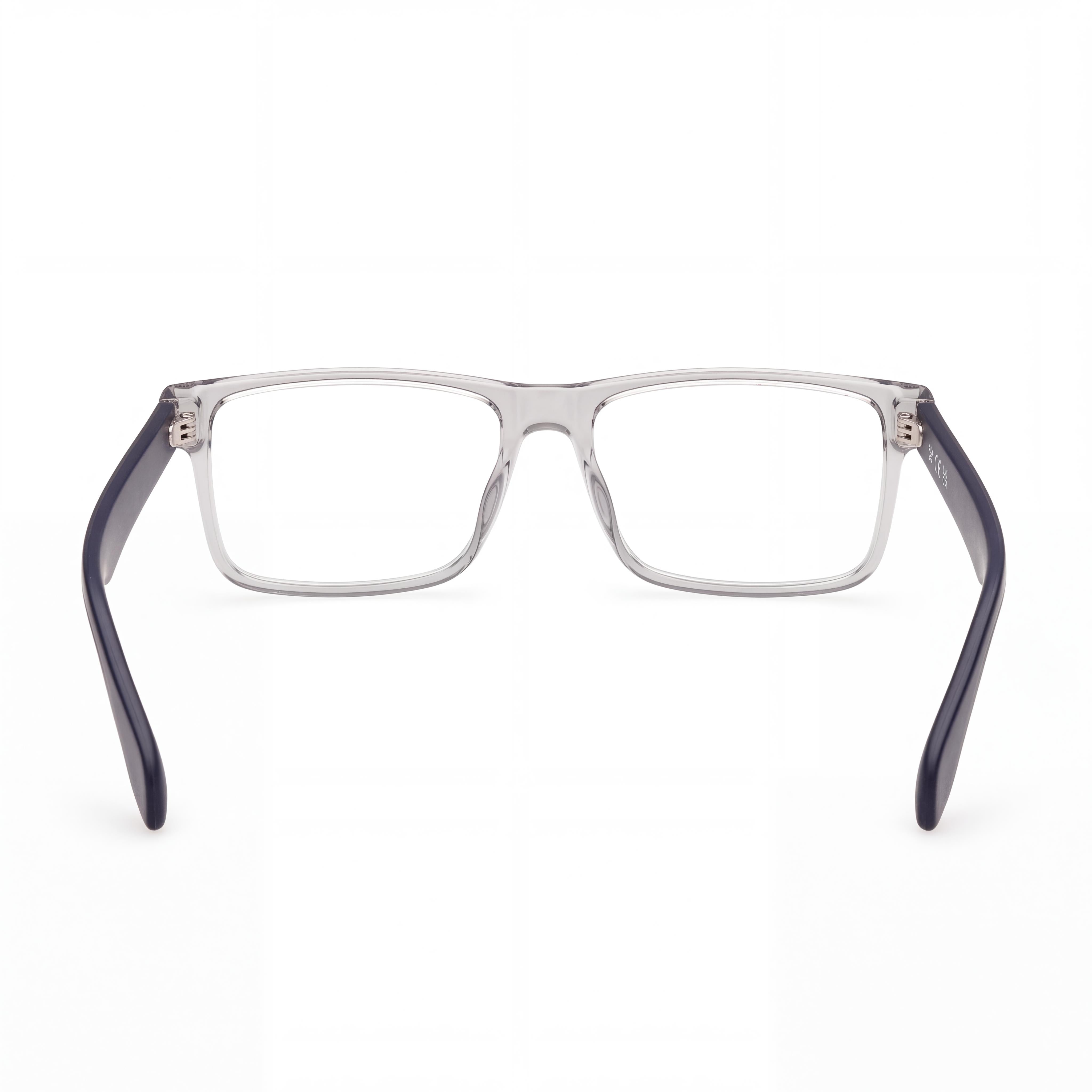 adidas Originals Or5087 Men's Injected Frame Eyewear, Frame Color Shiny Grey & Matte Blue, Lens Width 55mm, Photo 3