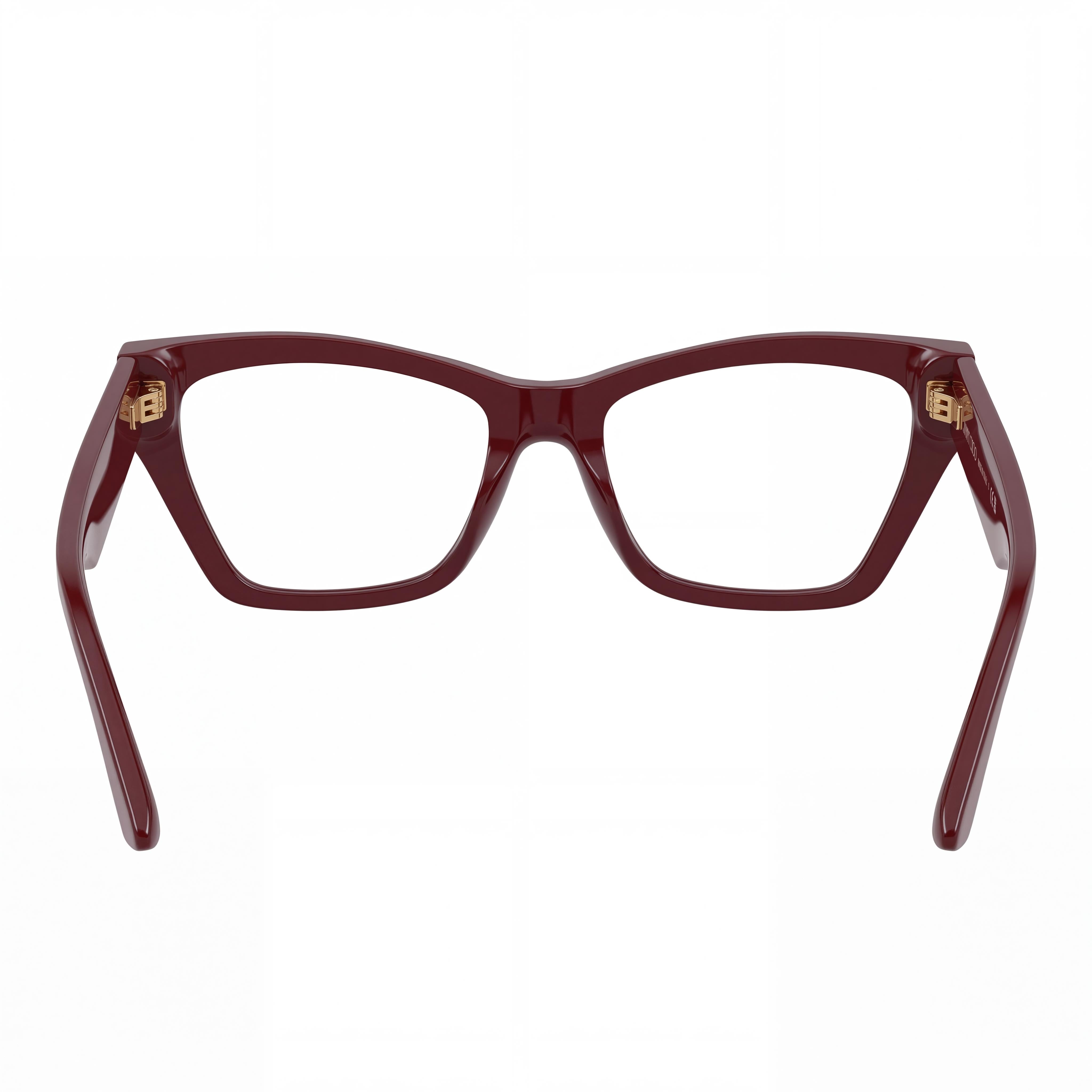 JIMMY CHOO Women's Fashionable Designer Bold Style Red Acetate Eyeglasses with 54mm Lens Width, 17mm Bridge, Photo 3