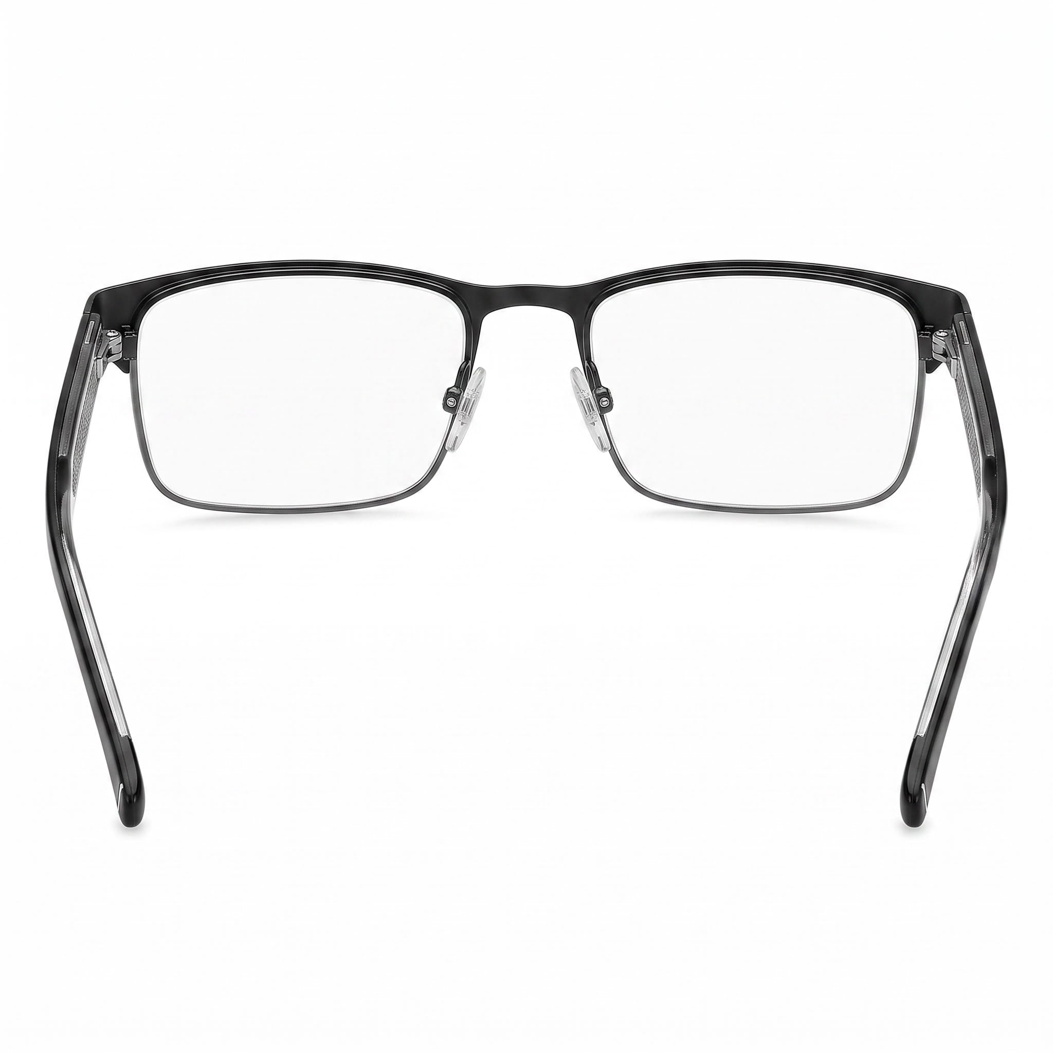 Tommy Hilfiger TH 2074 Gafas de hombre casuales de acero inoxidable, negro mate y dorado 55/19/145, Photo 4