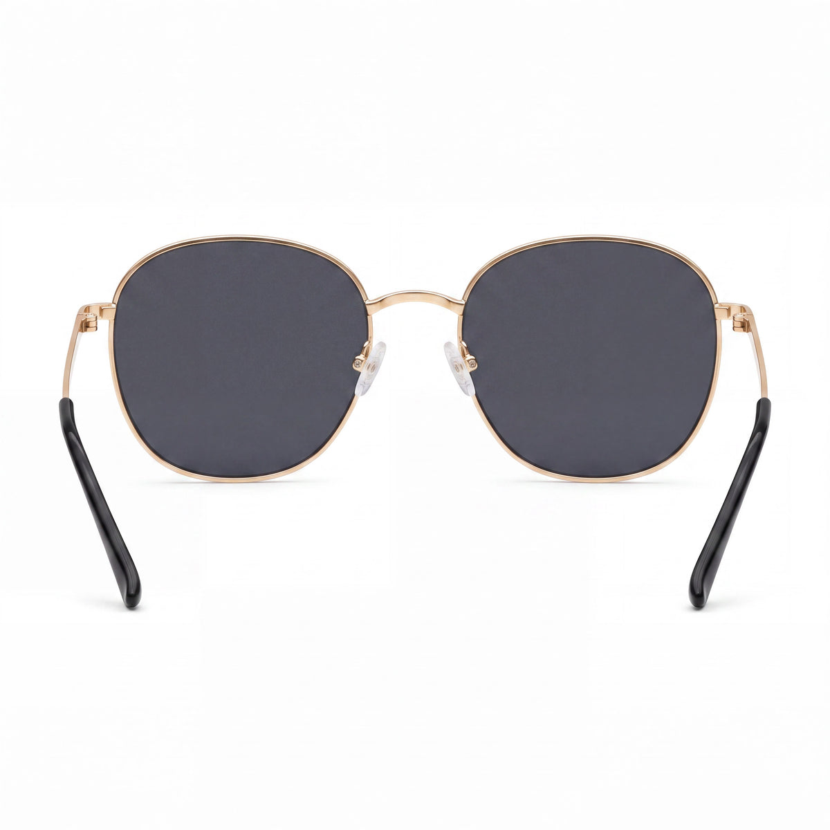 Gafas de sol unisex QUAY AUSTRALIA Jezabell de metal dorado con cristales ahumados no polarizados con protección UV de 57 mm, Photo 3