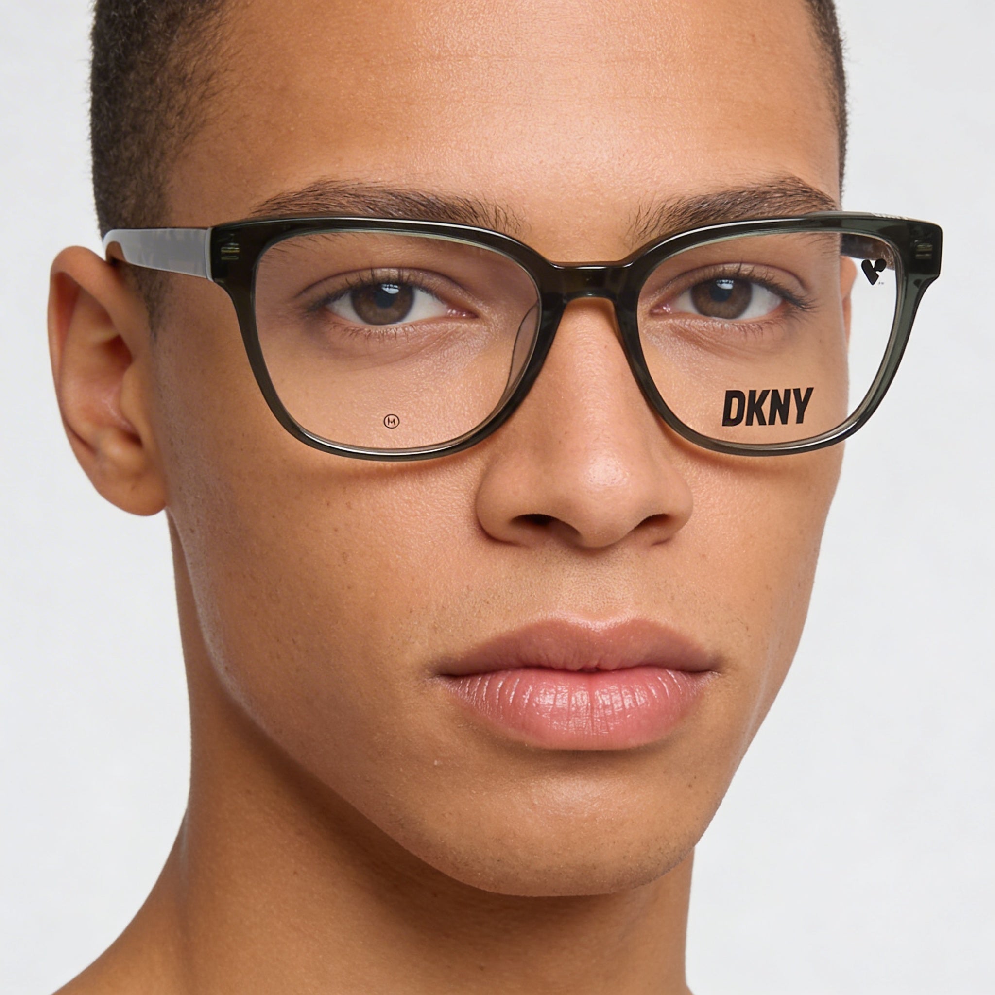 DKNY Modern Eyewear for Unisex, Acetate Frame in Crystal Forest Color, Featuring 54mm Lens Width, Photo 4