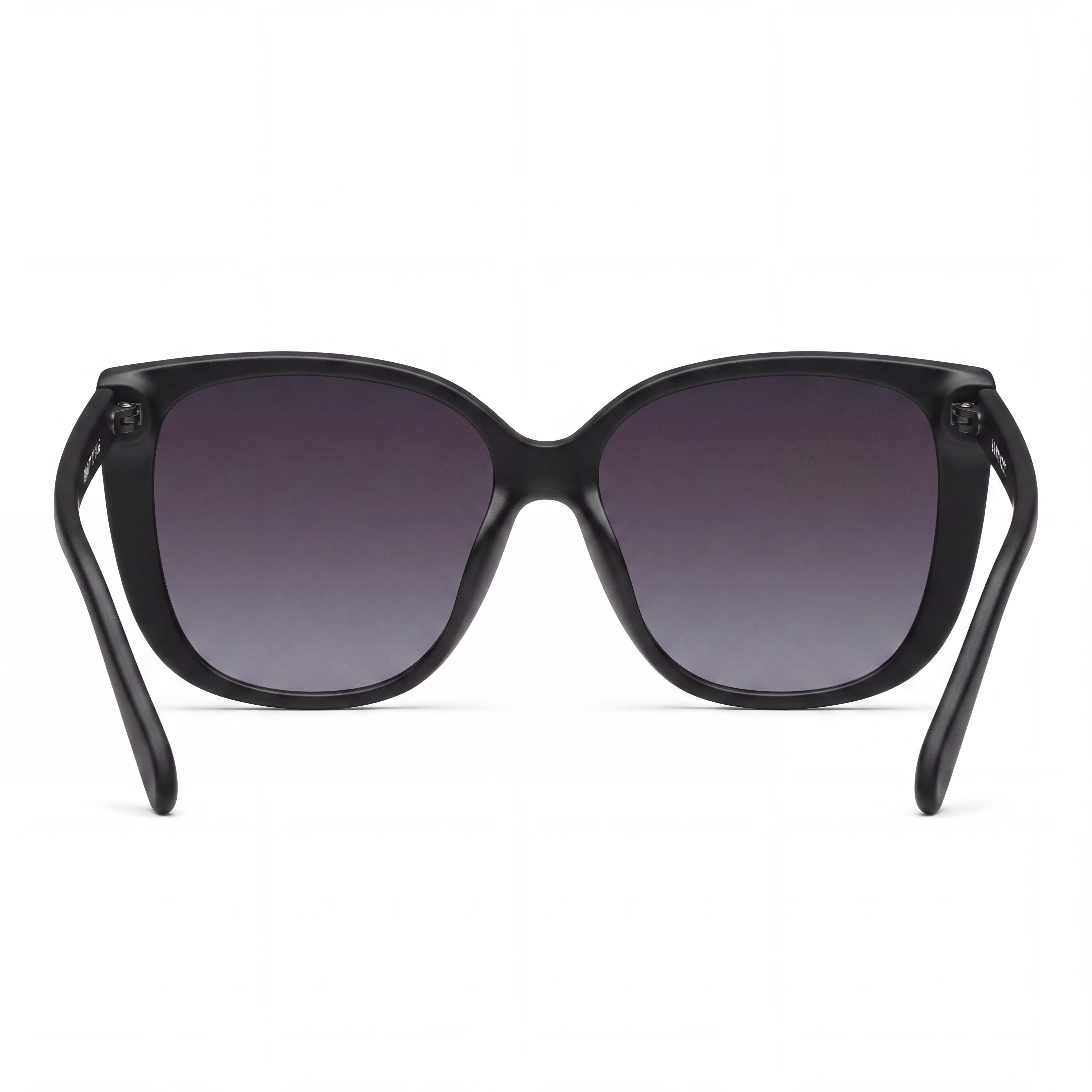 QUAY AUSTRALIA Ever After Women's Oversized Cat Eye Polarized UV Sunglasses Matte Black, Photo 3