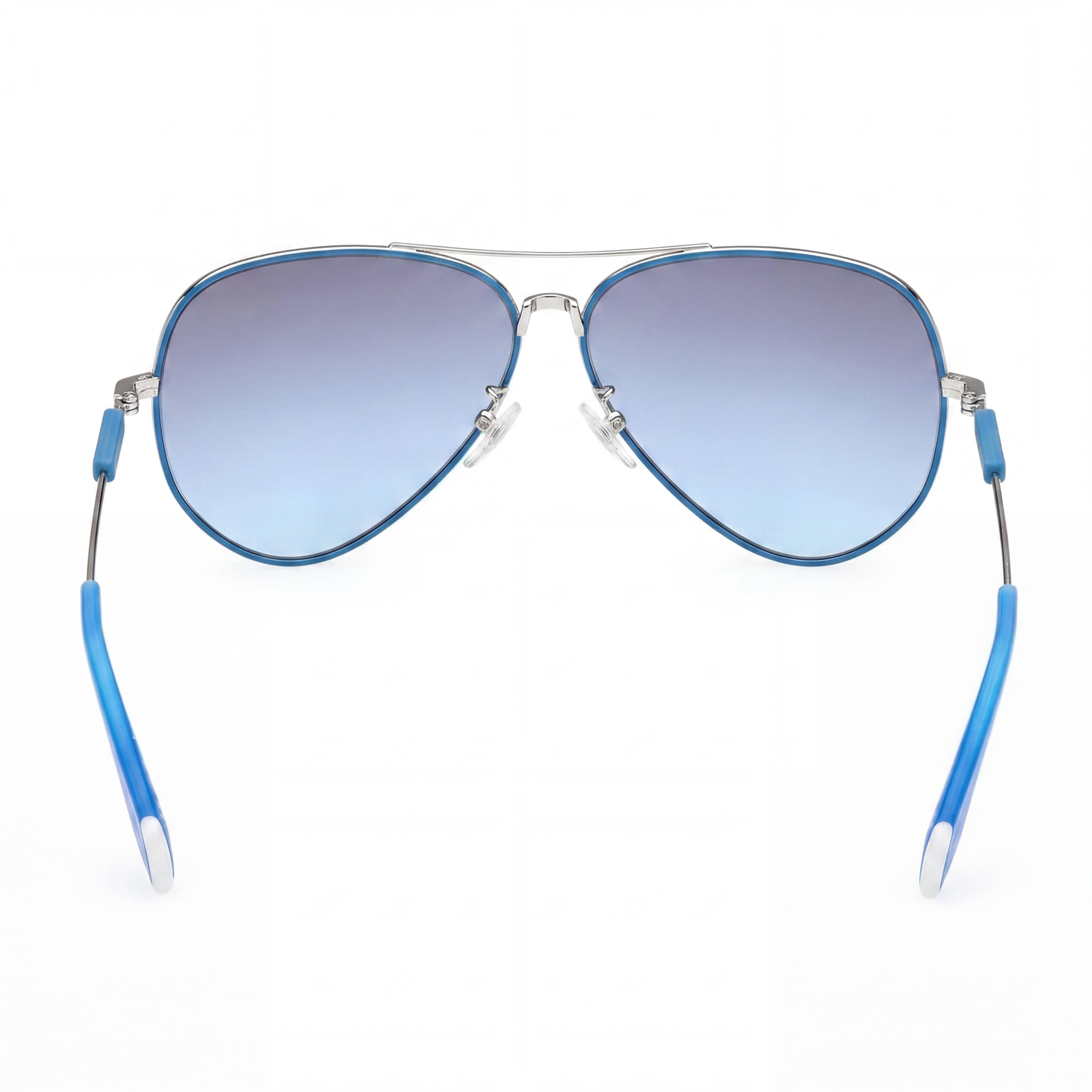 adidas Originals Or0085 Unisex Acetato Azul Claro / Montura Rutenio Claro Lentes UV Azules Espejados No Polarizados 59mm, Photo 3