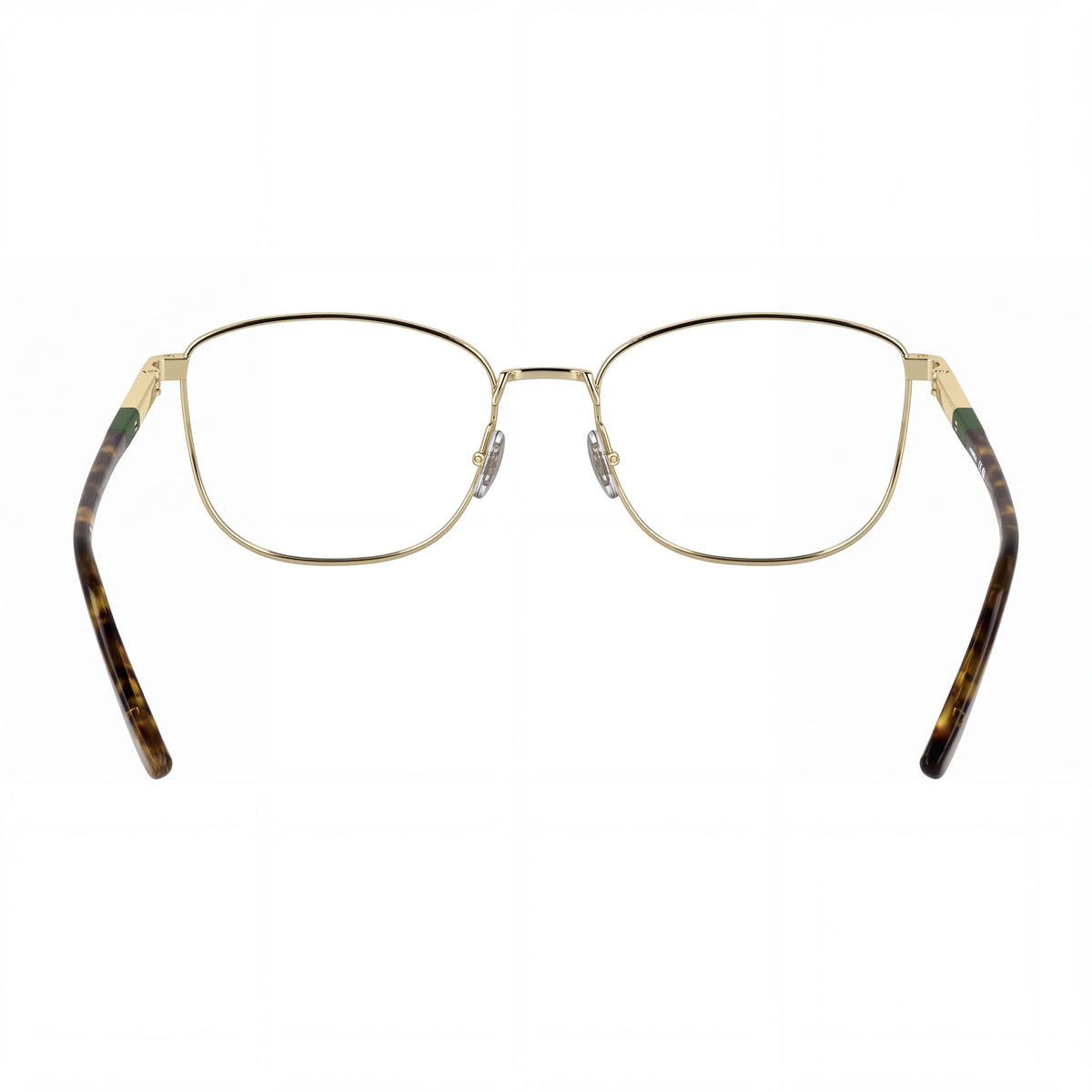 Gafas graduadas Lacoste Casual Unisex con montura de acetato en color oro amarillo y lentes transparentes de policarbonato 54-17-140, Photo 3