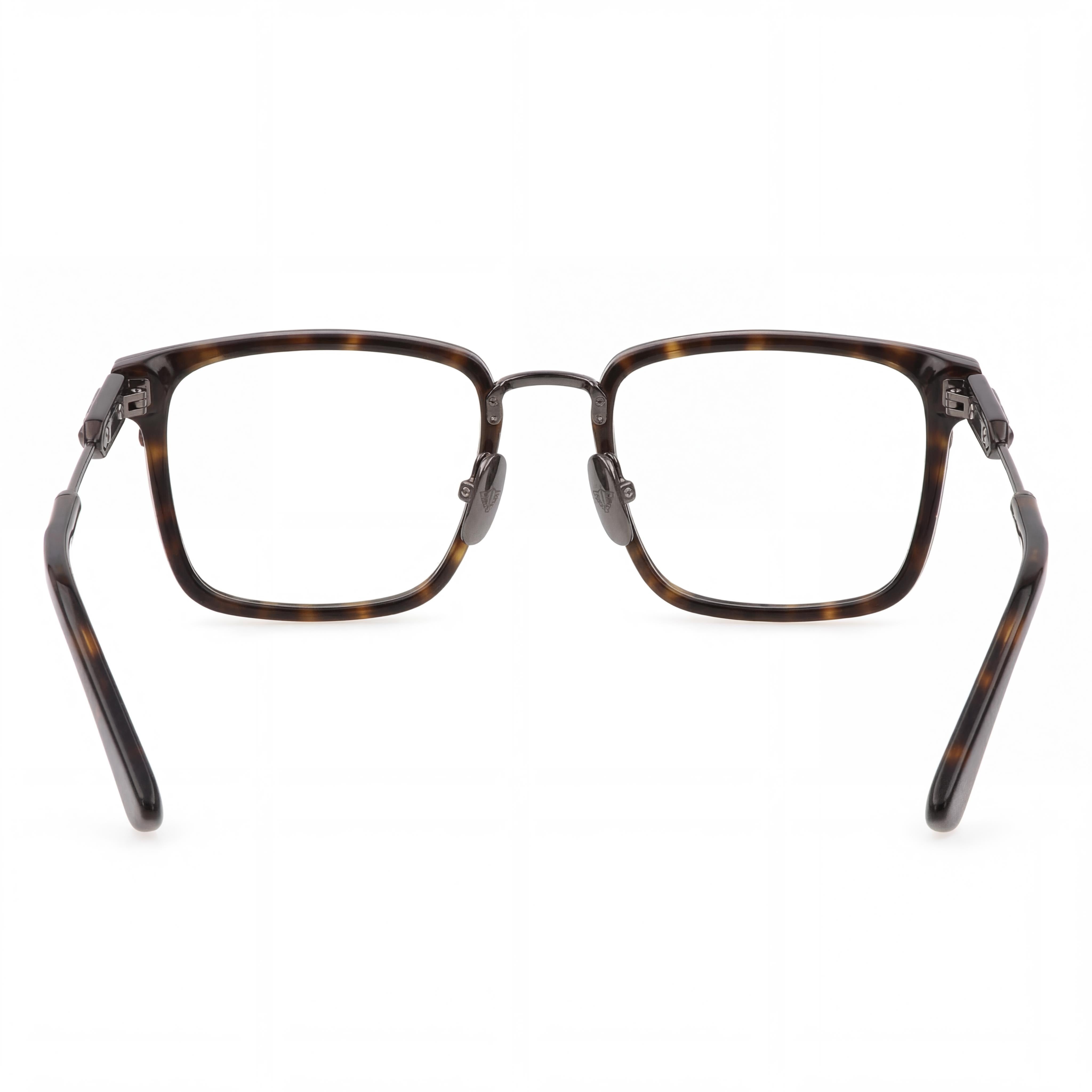 Gafas Police Classic VPLF09 para hombre con montura de aro de acetato y metal rutenio brillante, 53-19-145, Photo 3