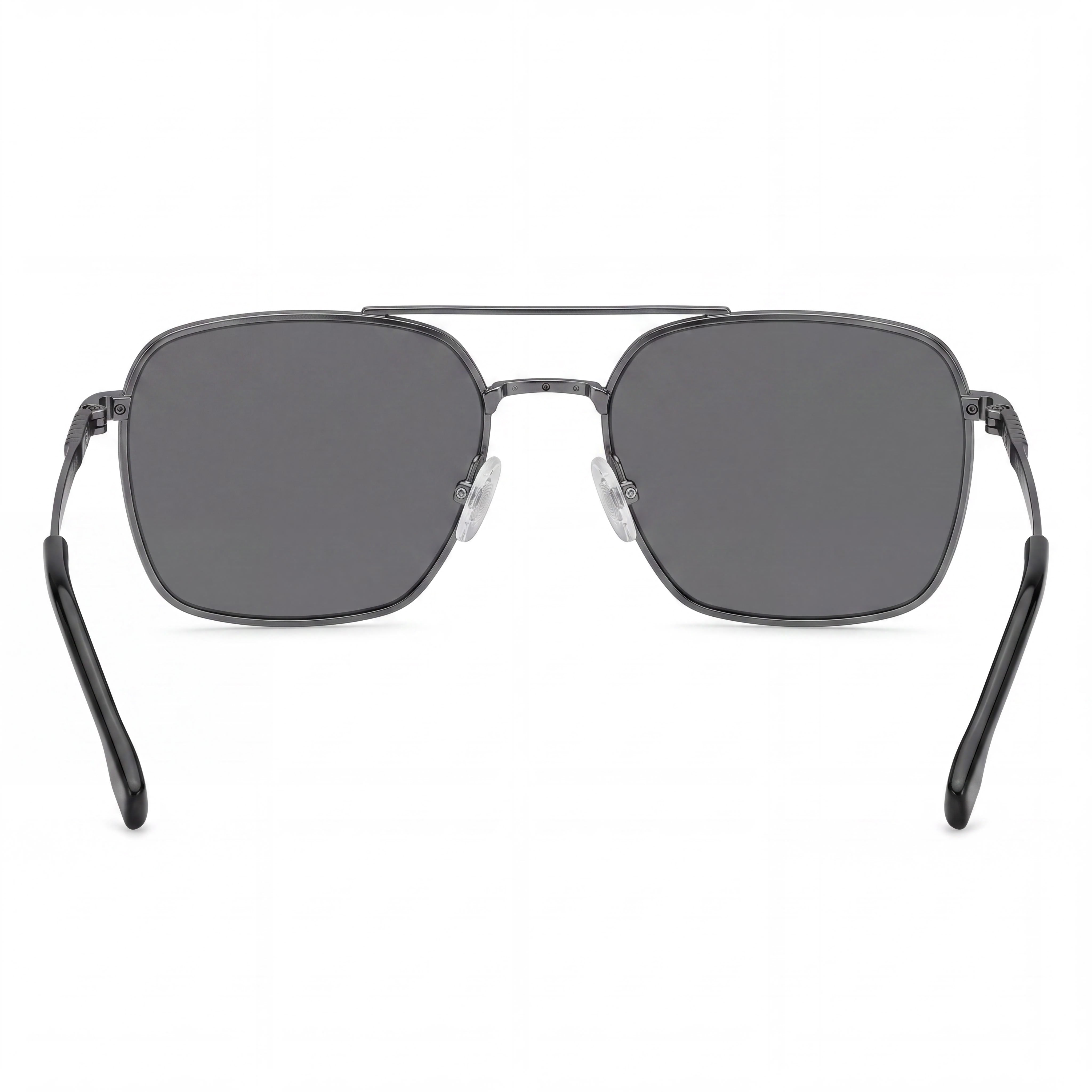 Hugo Boss Boss 1414/S Gafas de sol unisex de metal con protección UV no polarizada, con montura rutenio oscuro mate y lentes rutenio oscuro de 57 mm, Photo 4