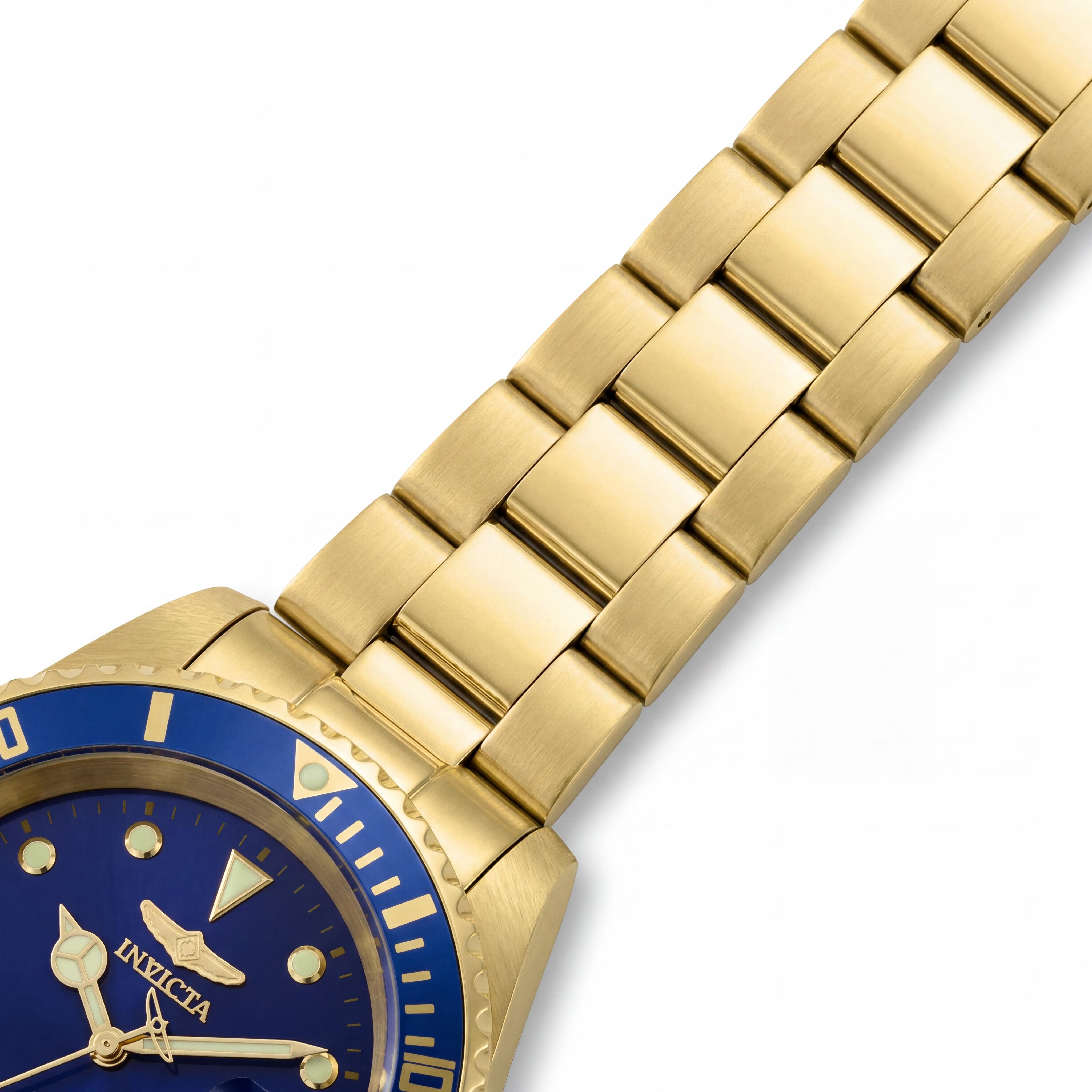 Invicta Pro Diver 8930OBXL Men's Automatic Gold Blue Stainless Steel Bracelet Water Resistant Watch 43mm, Photo 3