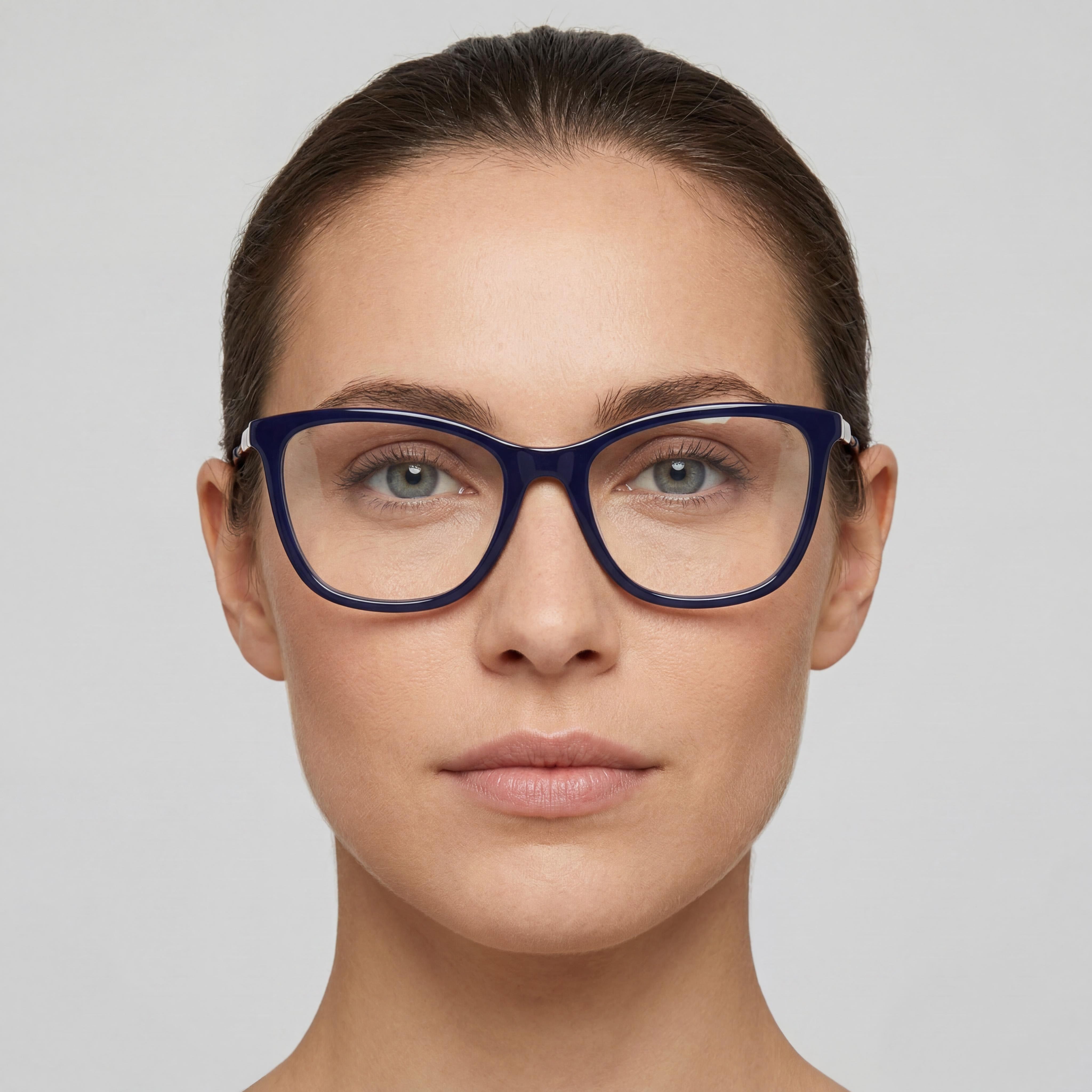 Carolina Herrera CH 0071 Montura óptica de acetato azul para mujer 54-18-145, Photo 4