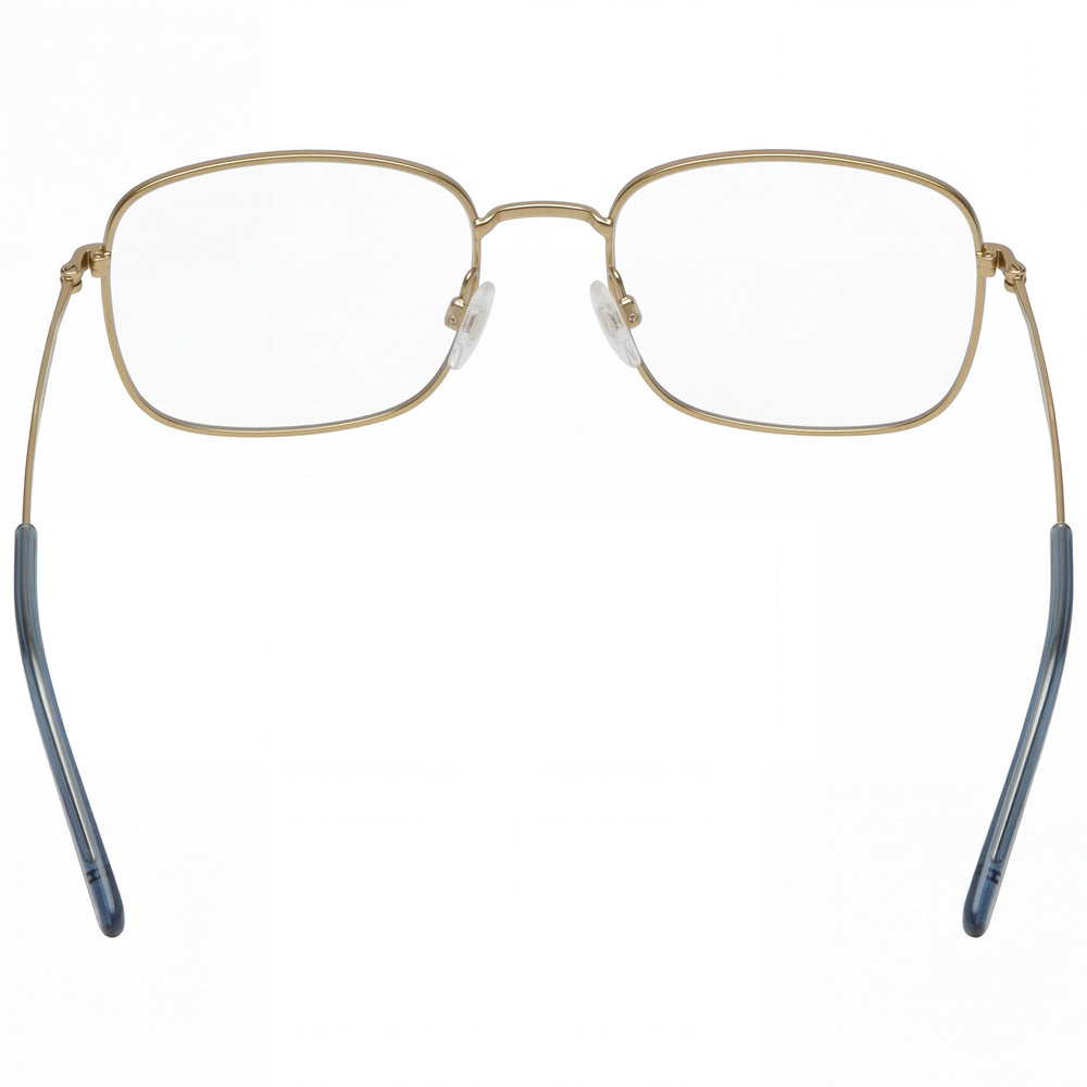 Tommy Hilfiger Casual Men's Alloy Steel Frame Non Polarized Polycarbonate Eyewear, 55mm Matte Gold