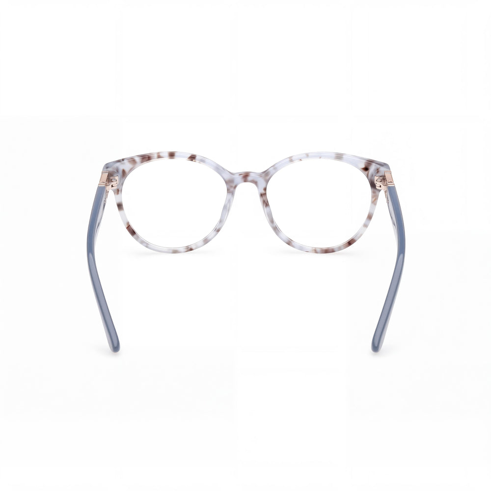 GUESS 2909 Women's Casual Blue Acetate Optical Frames with Demo Lenses, Size 53-17-140mm