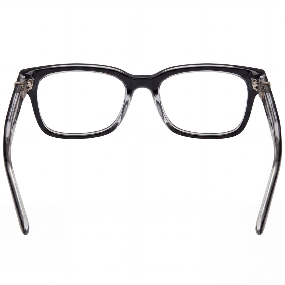 Guess GU50084 Black/Crystal Rectangle Unisex Eyeglasses, 54mm
