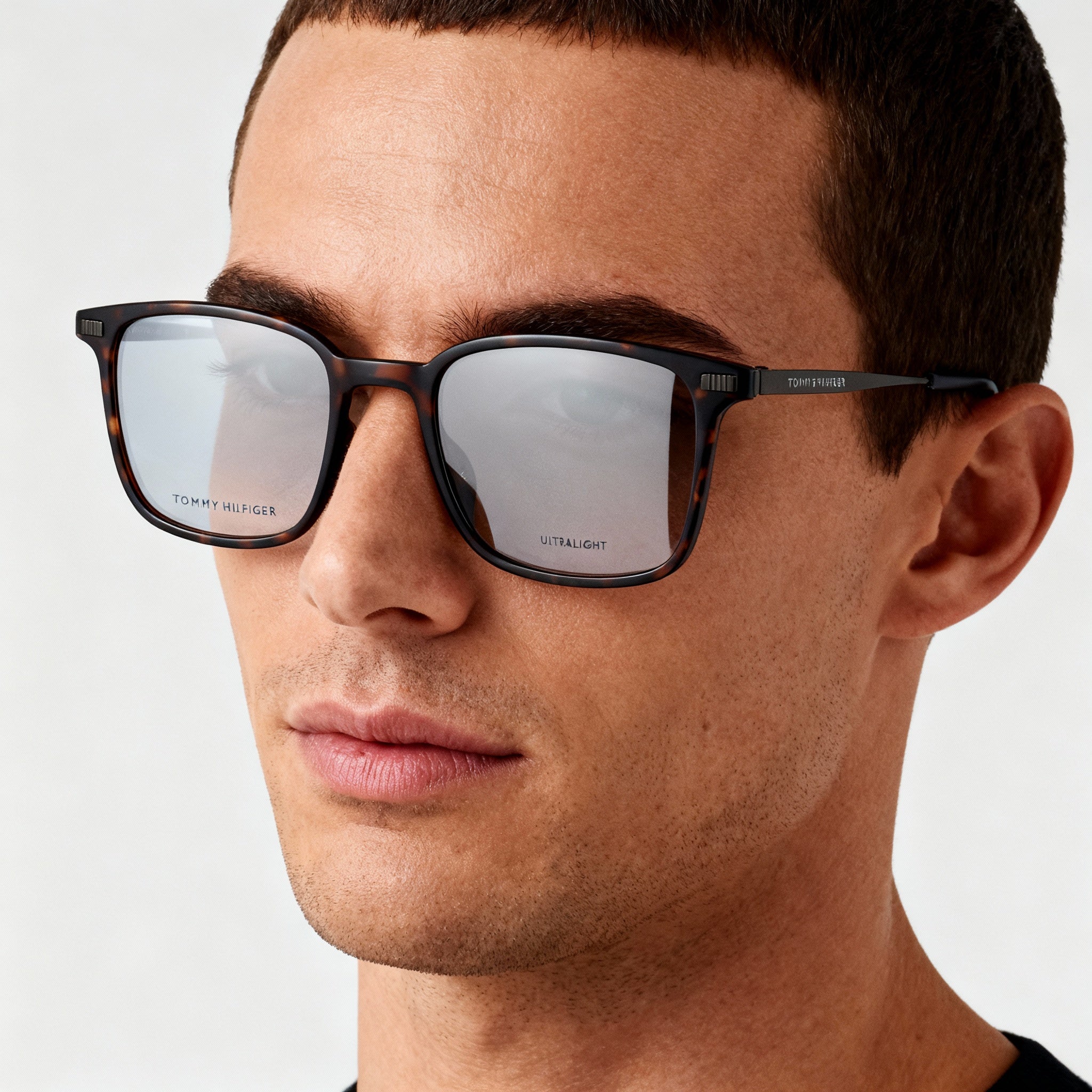 Tommy Hilfiger Men's Modern Th 2037 Havana Propionate Non-polarized Polycarbonate Sunglasses, Size 50-19-145, Photo 4