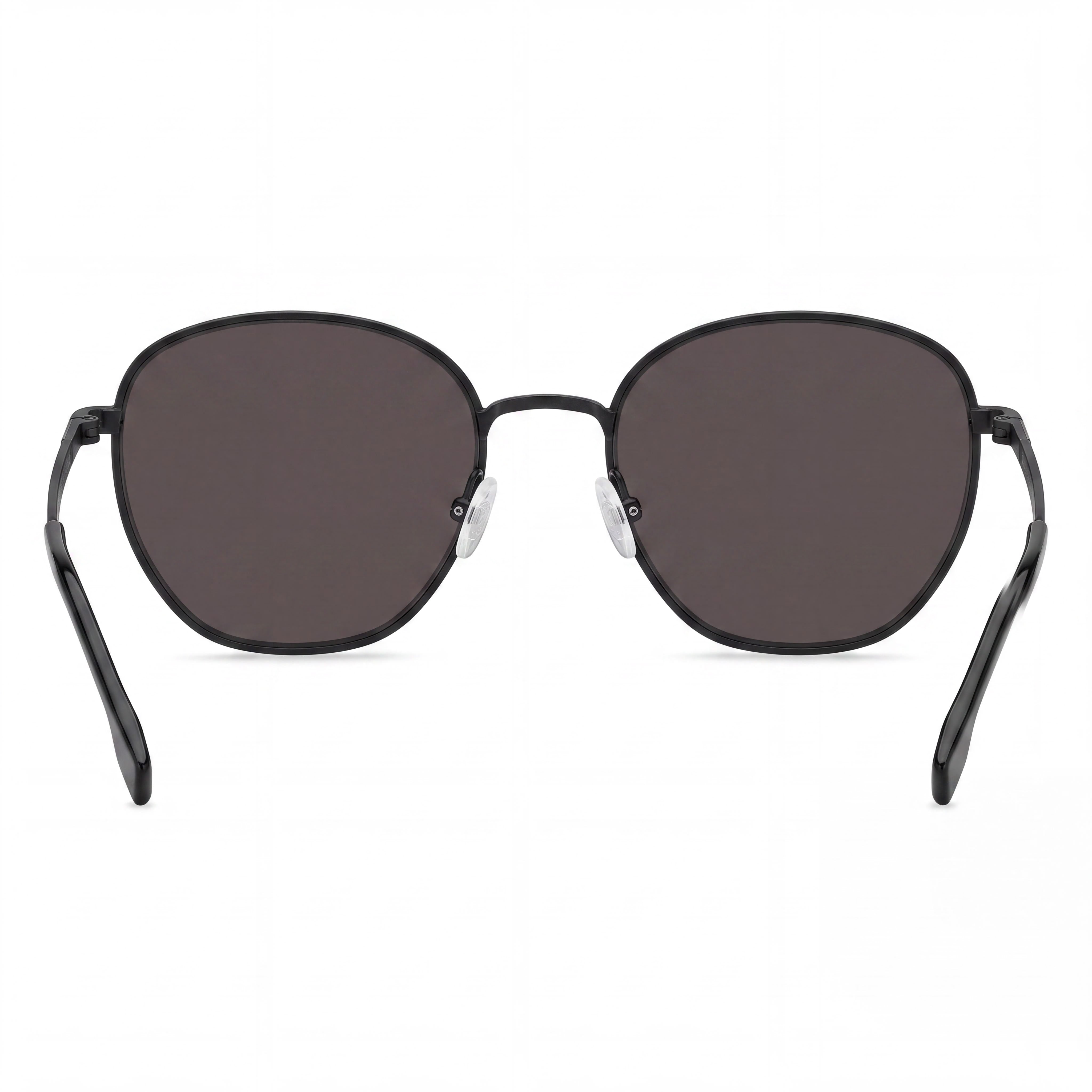 Hugo Boss 206838 Casual Women's Matt Black Stainless Steel Frame Polycarbonate Lens UV Protection Sunglasses 56mm, Photo 4