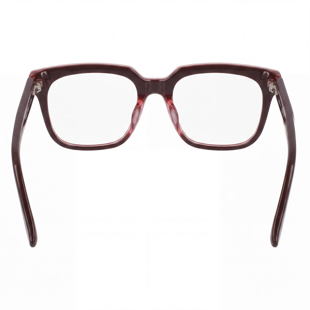 Nike 7167lb Men's Eyewear, Brown Metal Frame, Clear Polycarbonate Lenses, 52mm Lens Width