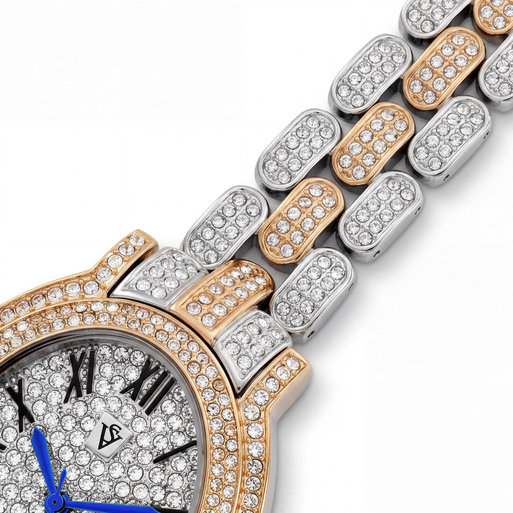 Reloj de pulsera Christian Van Sant CV7234 para mujer, cronógrafo, de acero inoxidable plateado