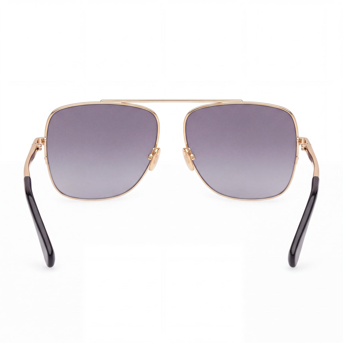 MaxMara Mm0121 Women's Shiny Deep Gold Acetate Eyewear Frames - Lens 59mm, Bridge 13mm, Temple 135mm, Photo 3
