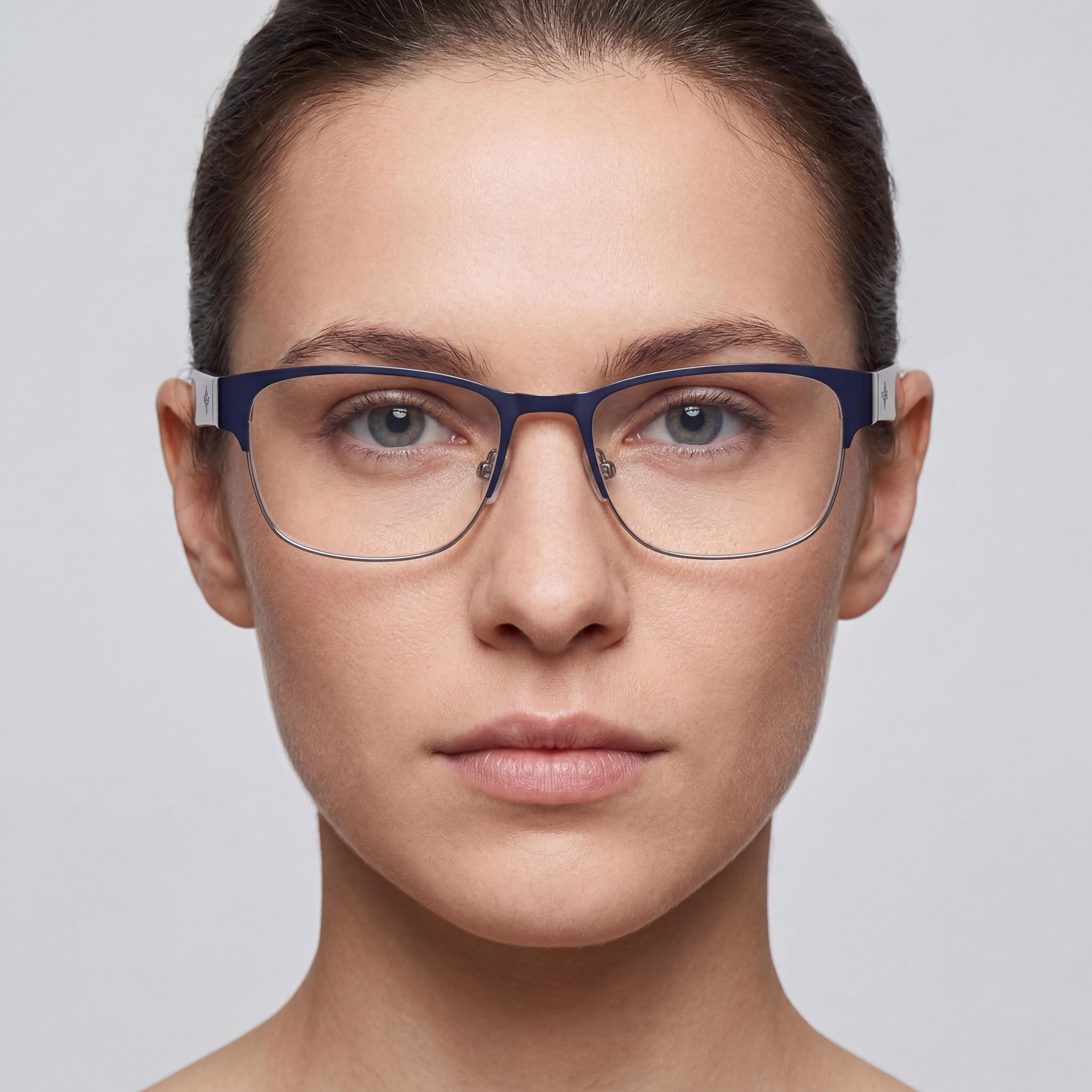 GANT Gafas unisex de moda con montura metálica azul brillante y lentes de policarbonato, tamaño 54-18-145, Photo 5