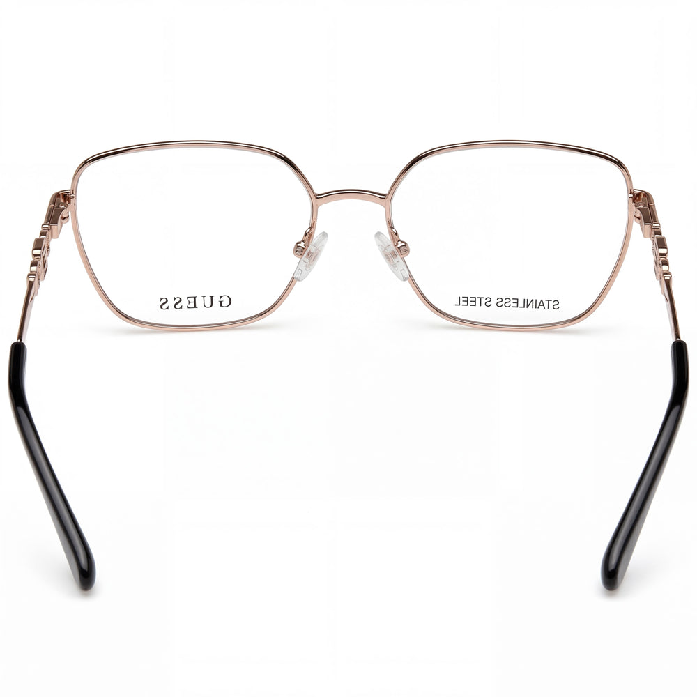 Guess GU2952 Black with Rose Gold Accents Eyeglasses for Women, 53mm