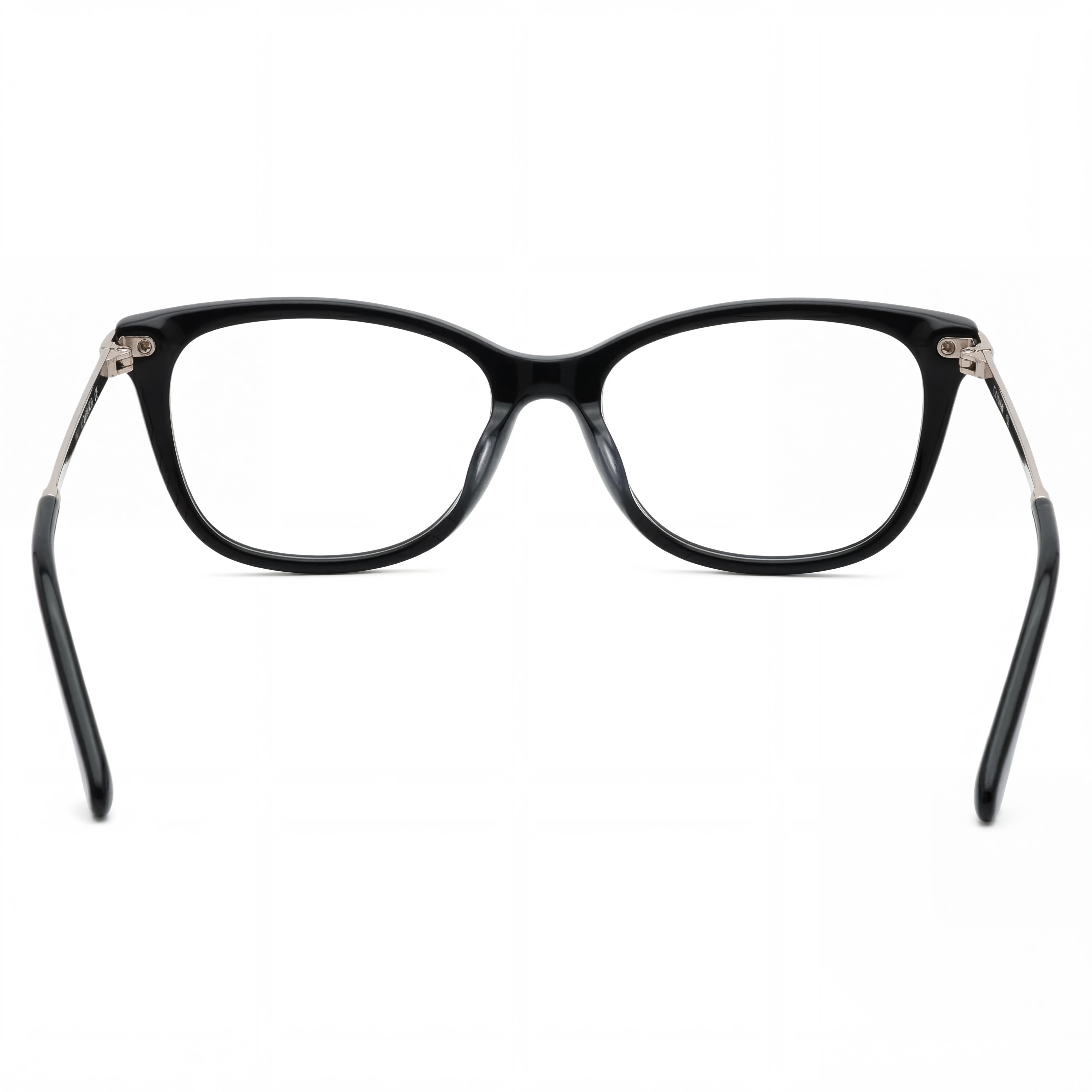 Calvin Klein Ck22501 Unisex Optical Frames, Cat Eye Full Rim, Shiny Black Plastic, 51mm, Photo 3
