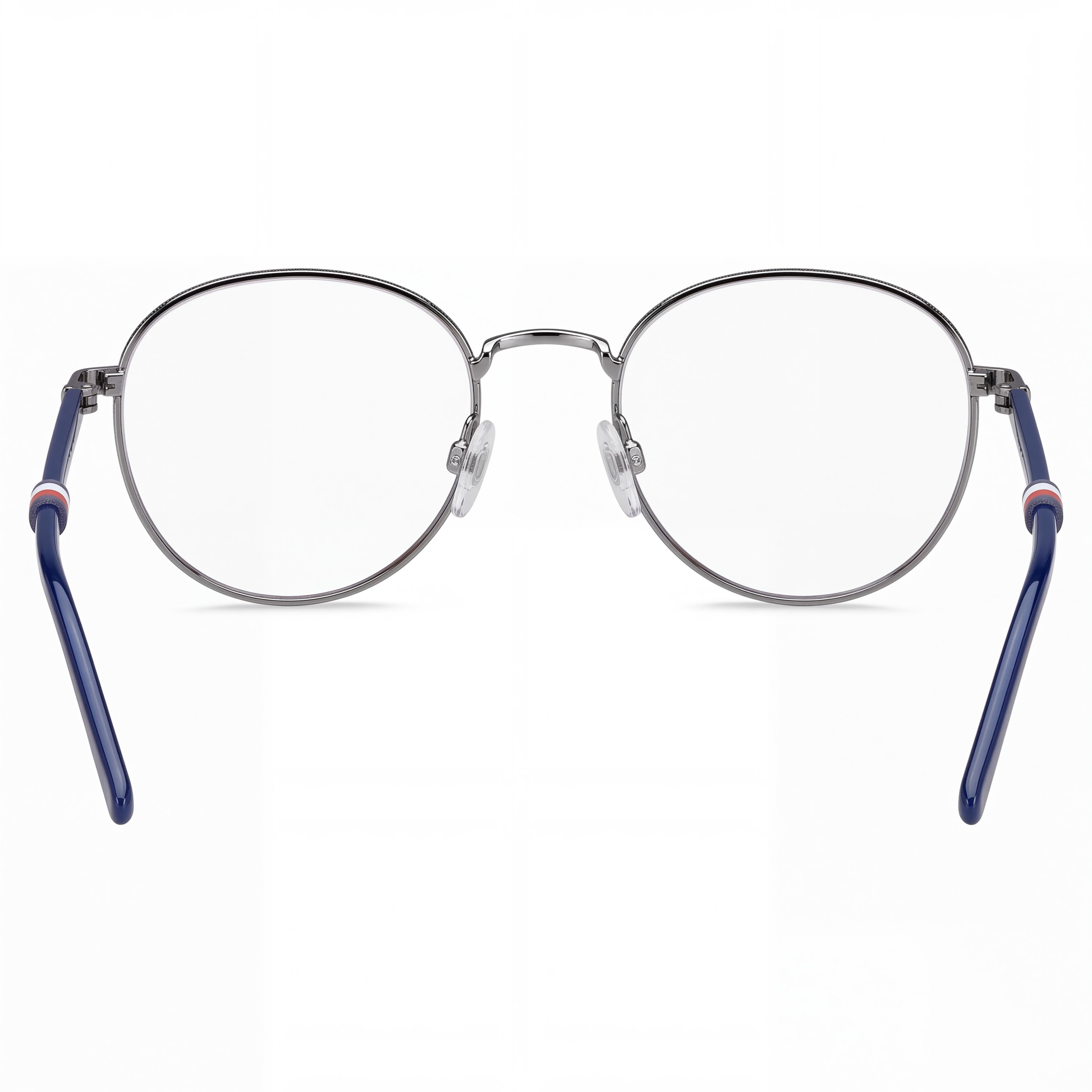 Tommy Hilfiger TH 1687 Unisex Panthos Gafas de Metal Ruthenium Lentes de Policarbonato No- 50mm Ancho de Lente, Photo 4
