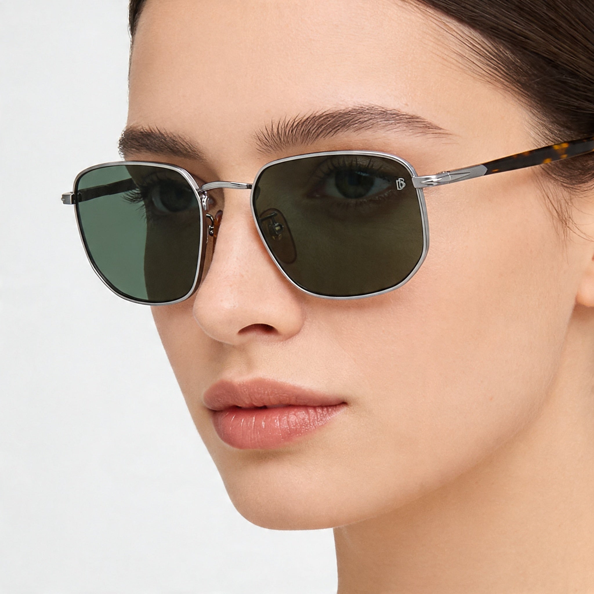 Gafas de sol David Beckham Db 1143/S para mujer de rutenio, havana, acero inoxidable y no- 57 mm, Photo 4