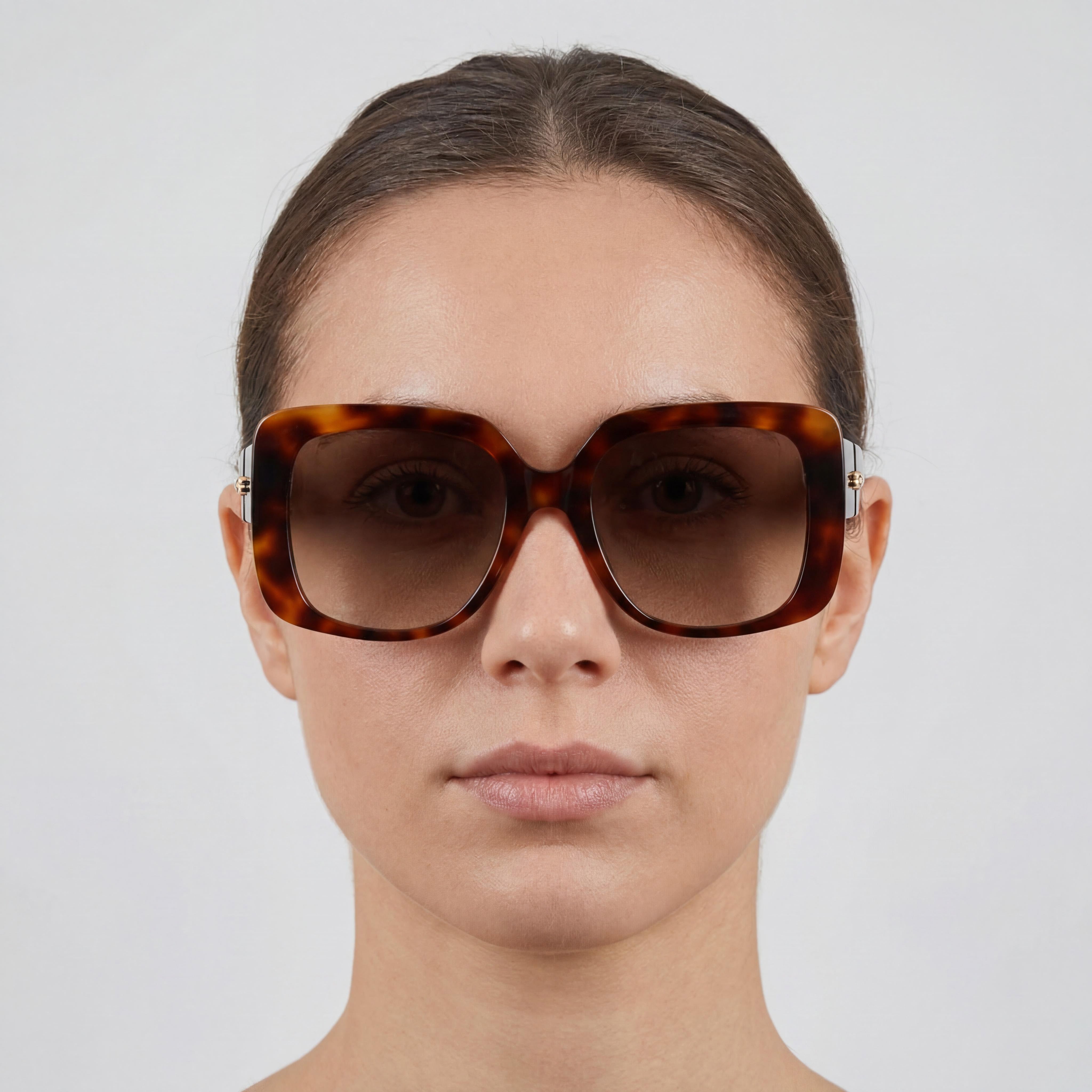 Longchamp LO713S Casual Women's Havana Acetate UV Protection Sunglasses 53mm, Photo 3
