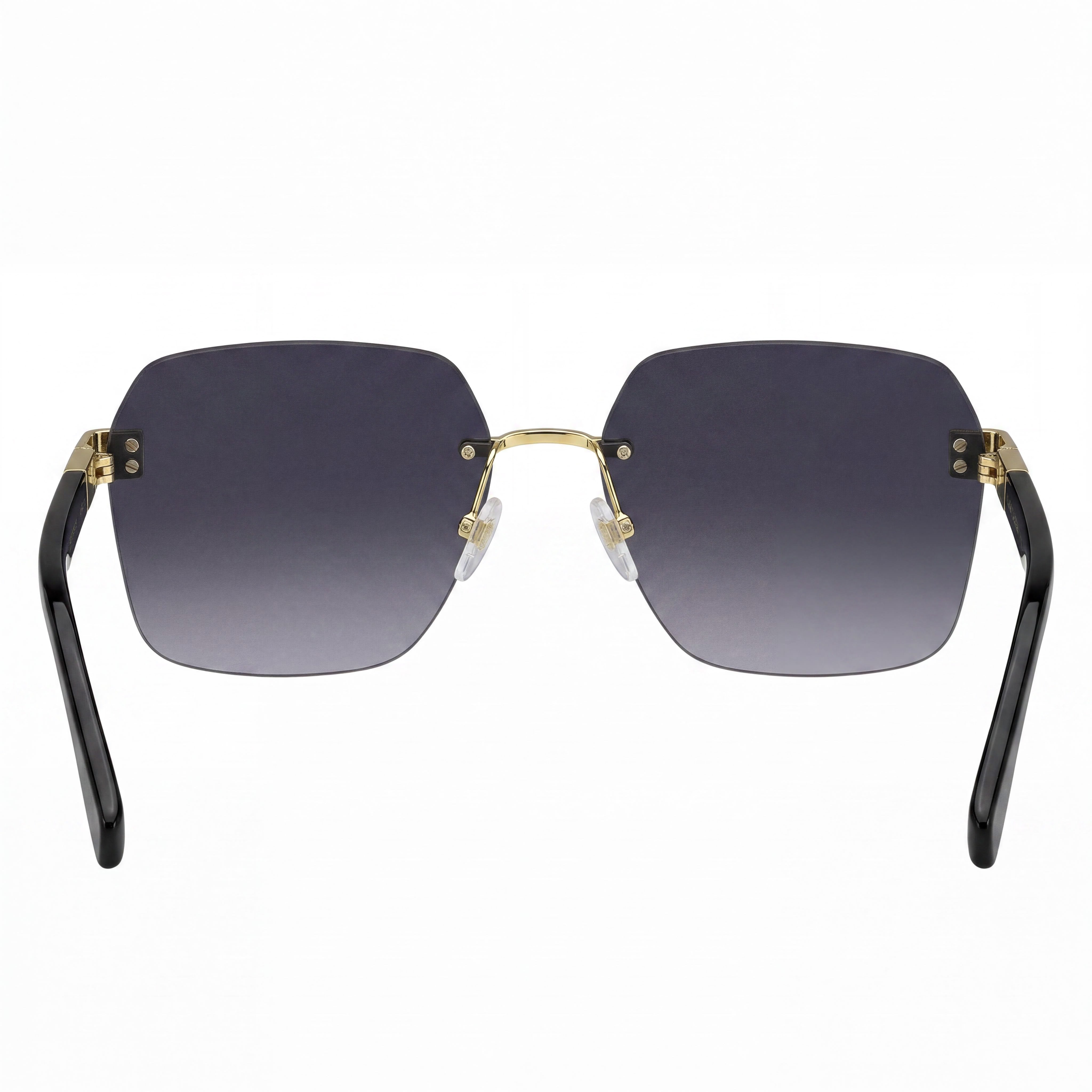 Marc Jacobs Casual Women's Black Metal Frame Sunglasses, Dark Grey Shaded Lenses, UV 400 Protection, 61mm, Photo 4
