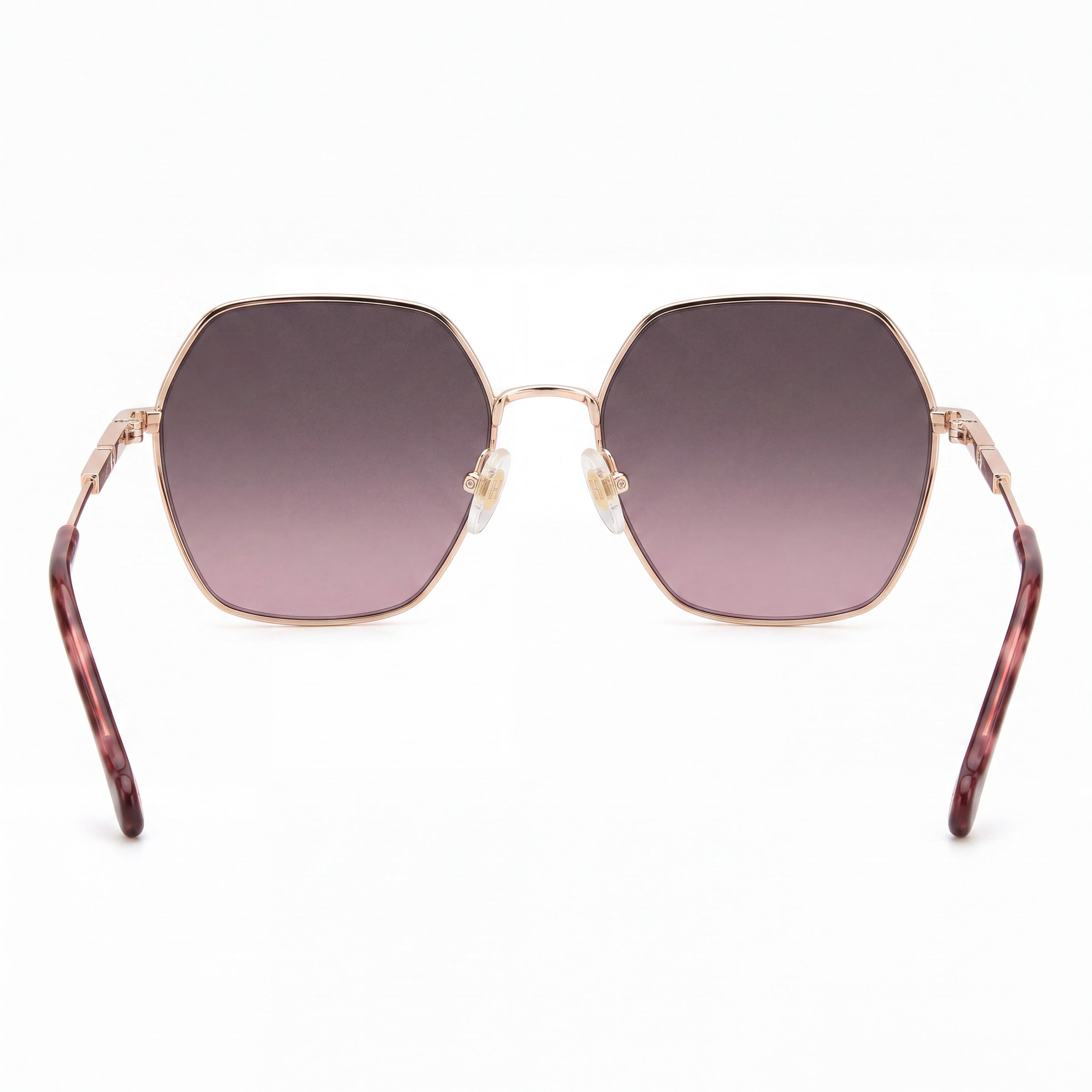 Carolina Herrera Essential Women's Gold Burgundy Metal Frame UV Protected Sunglasses 55mm, Photo 3
