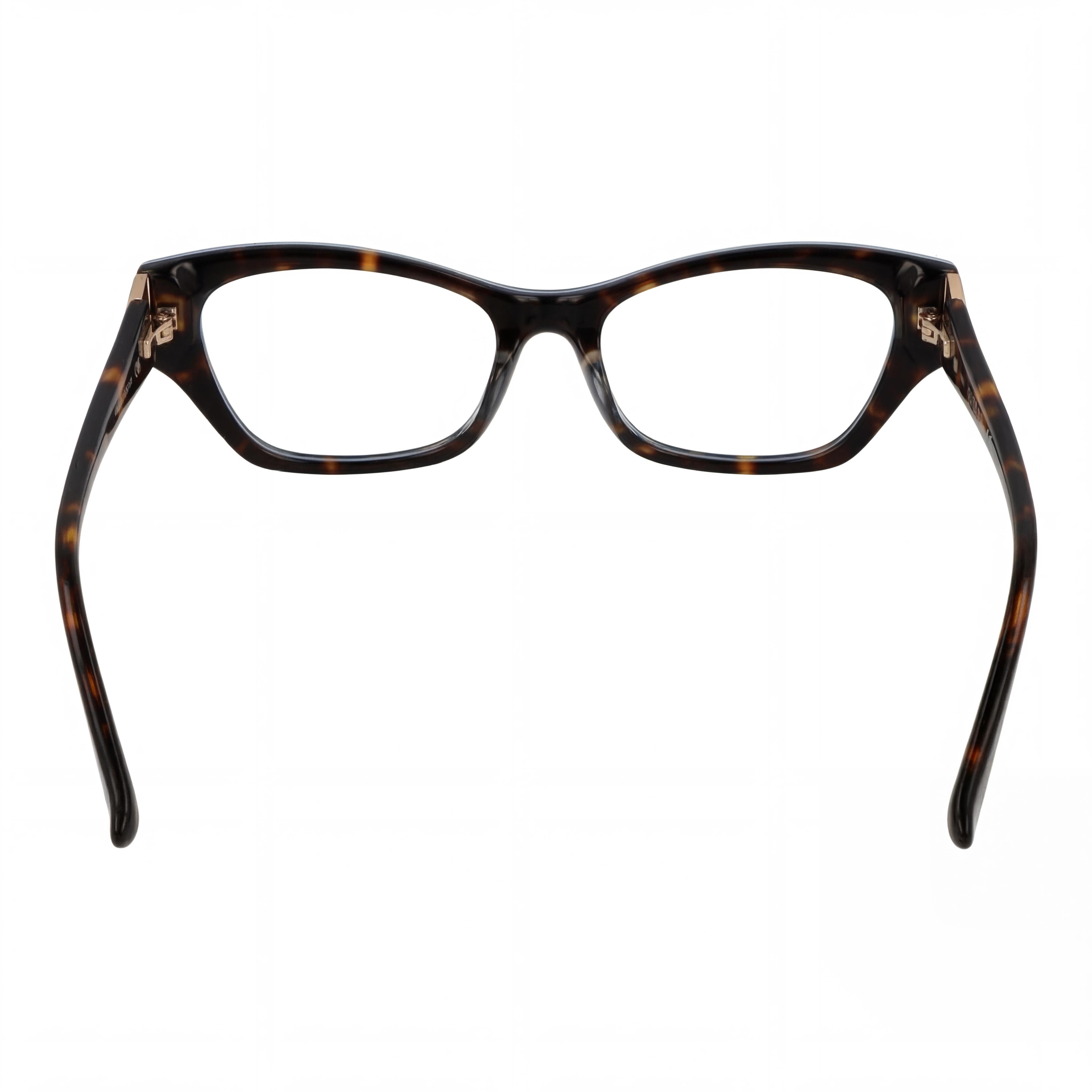 GUESS GU2747 Women's Full-Rim Cat Eye Dark Havana Plastic Frame Prescription Eyeglasses 51mm Lens Width, Photo 4
