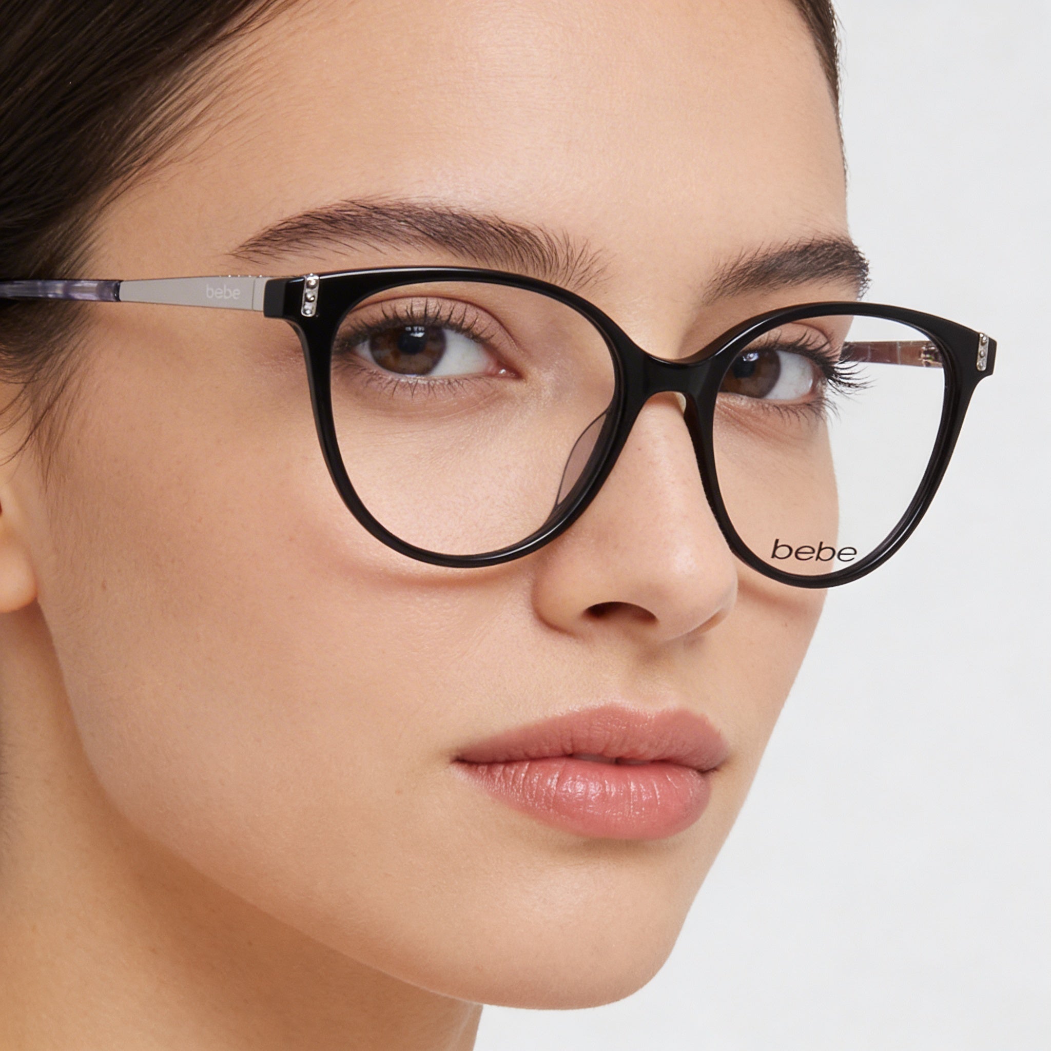 Gafas graduadas Bebe BB5215 para mujer, montura redonda de plástico, montura completa, 52-16-135 mm, Photo 3