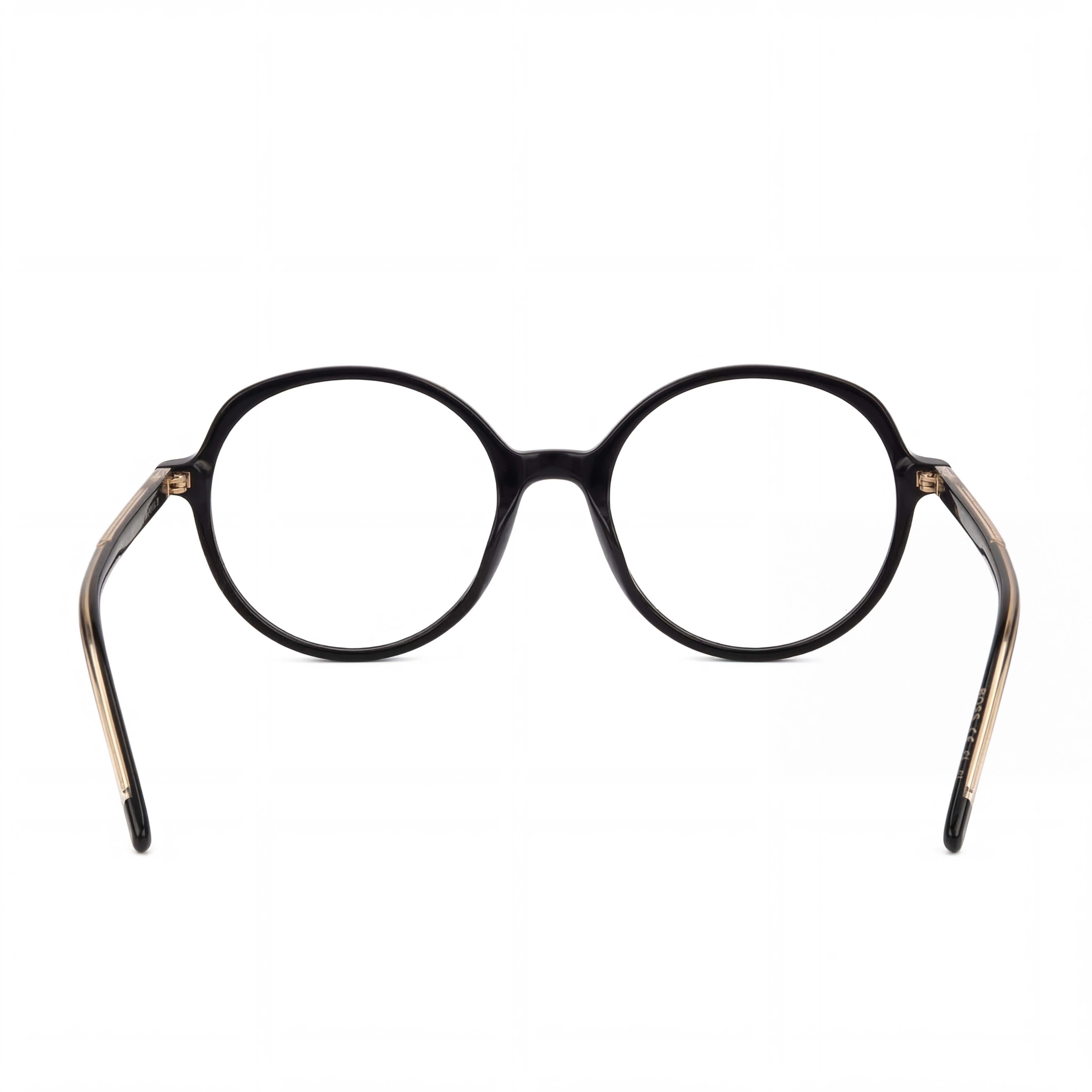 Gafas Hugo Boss Casual para mujer con montura de acetato ligero y lentes transparentes no polarizadas, talla 51-18-140, Photo 3