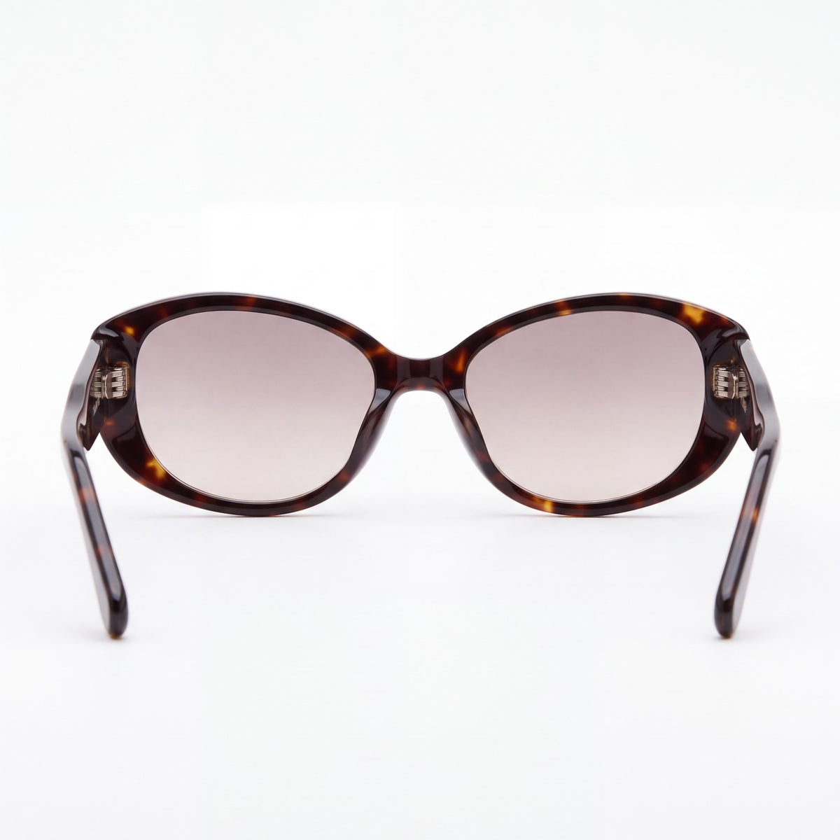 QUAY AUSTRALIA On Brand Women's Classic Oval Sunglasses with Dark Tortoise Frame and Dark Fawn Lenses 55mm, Photo 4