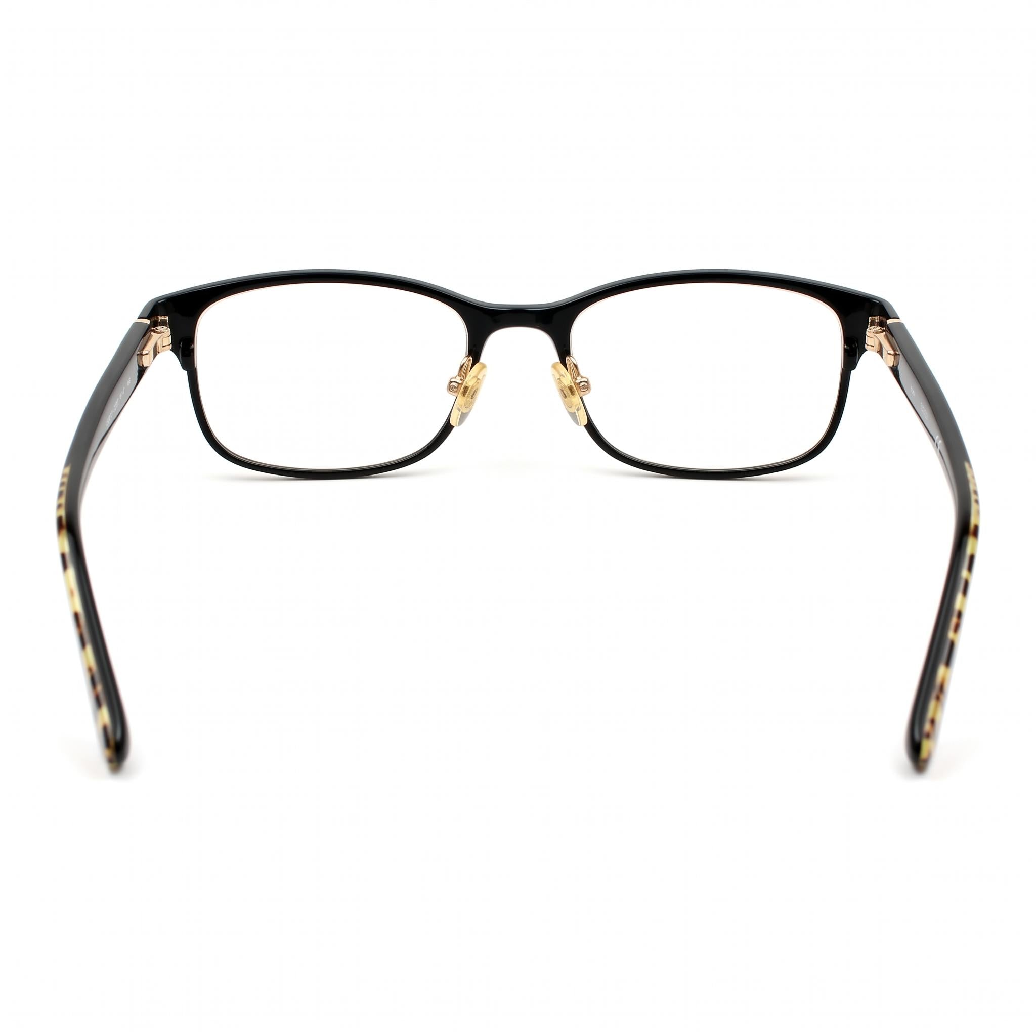 GUESS gu2614 Gafas Unisex con Montura Metálica Negro Mate y Oro Mate, sin lentes 52/17/135, Photo 3