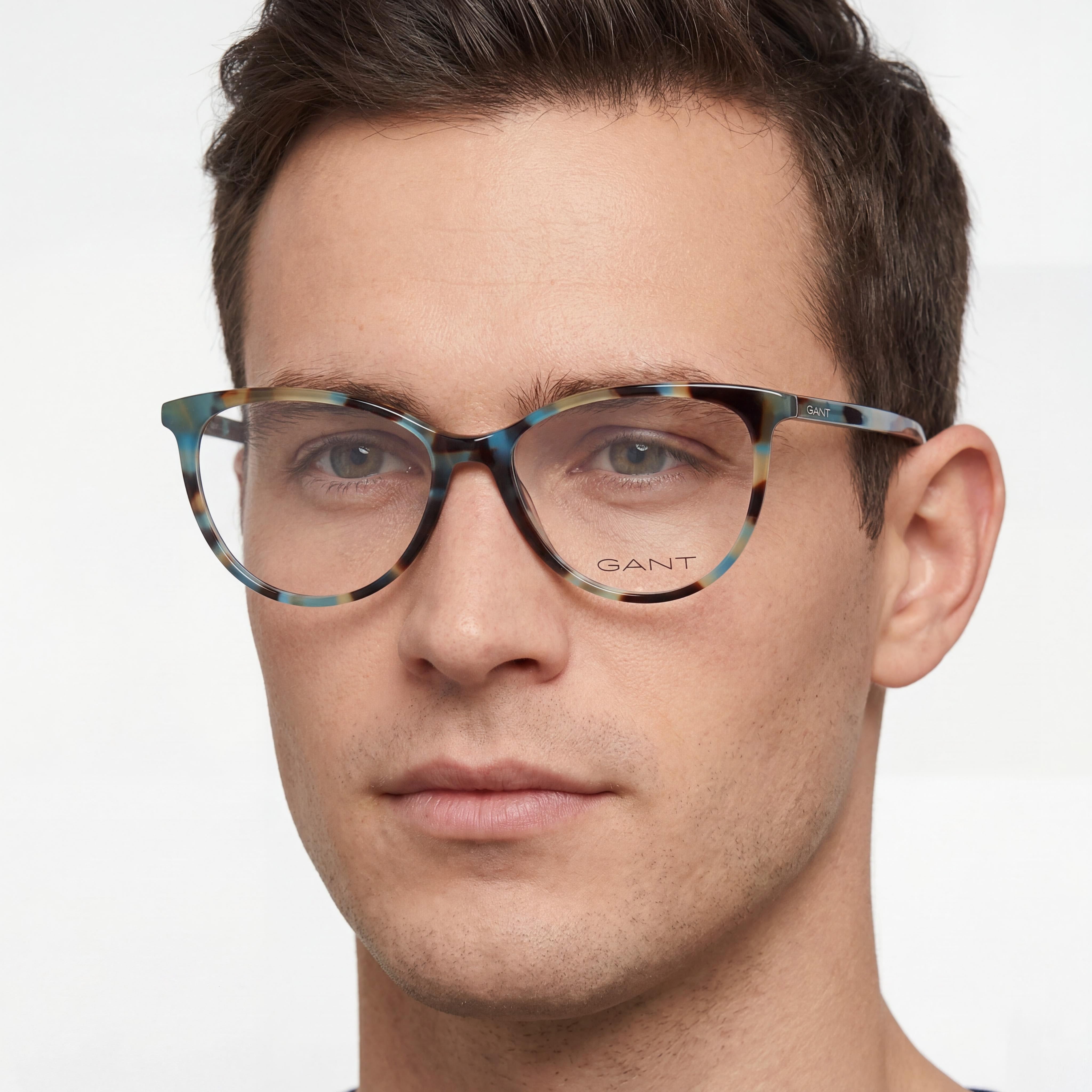 GANT Ga4118 Gafas de hombre con montura de acetato color carey Habana y lentes de policarbonato 54-16-140, Photo 5