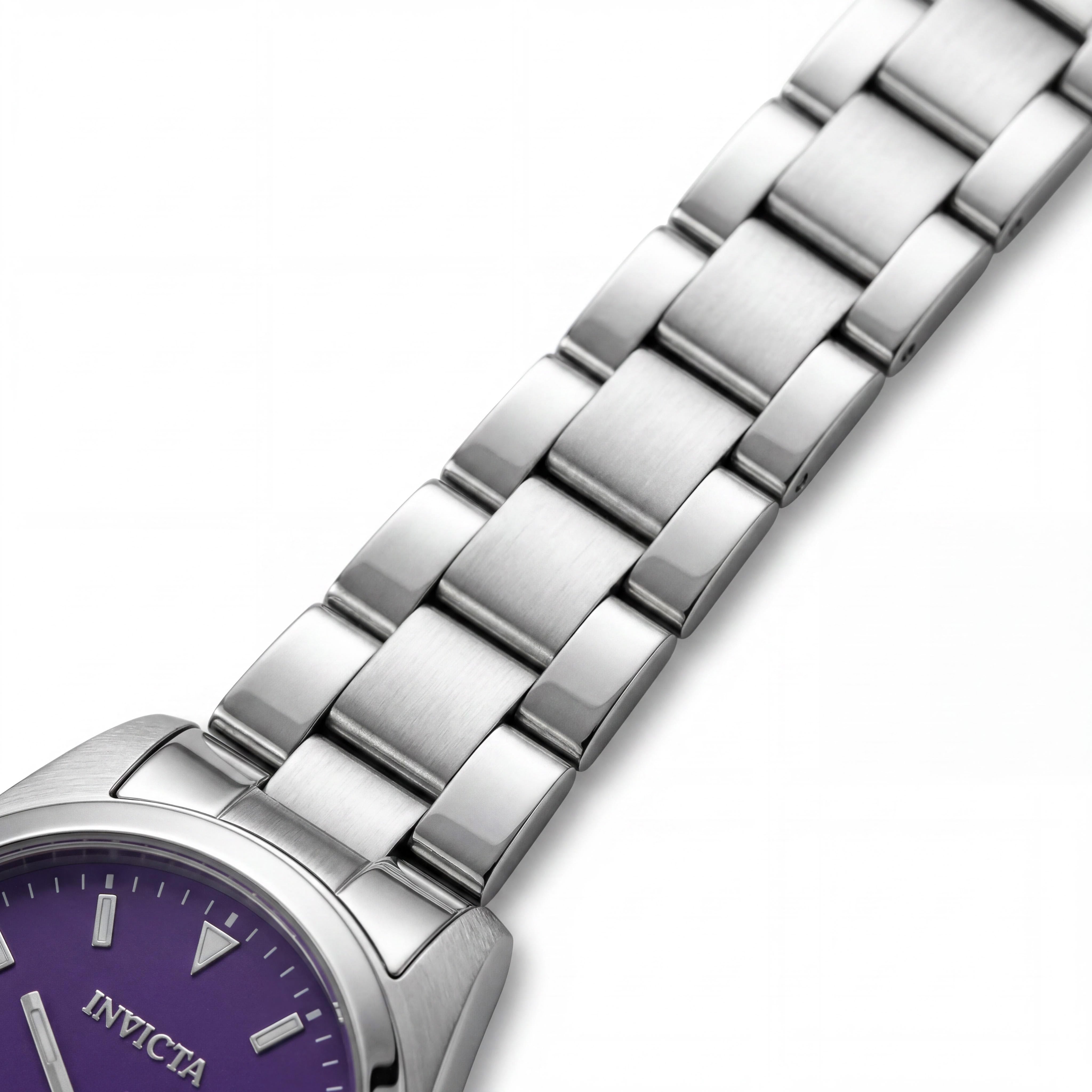 Invicta Celestial 69187 Women's Stainless Steel Quartz Bracelet Watch with Purple Dial 28mm, Photo 3