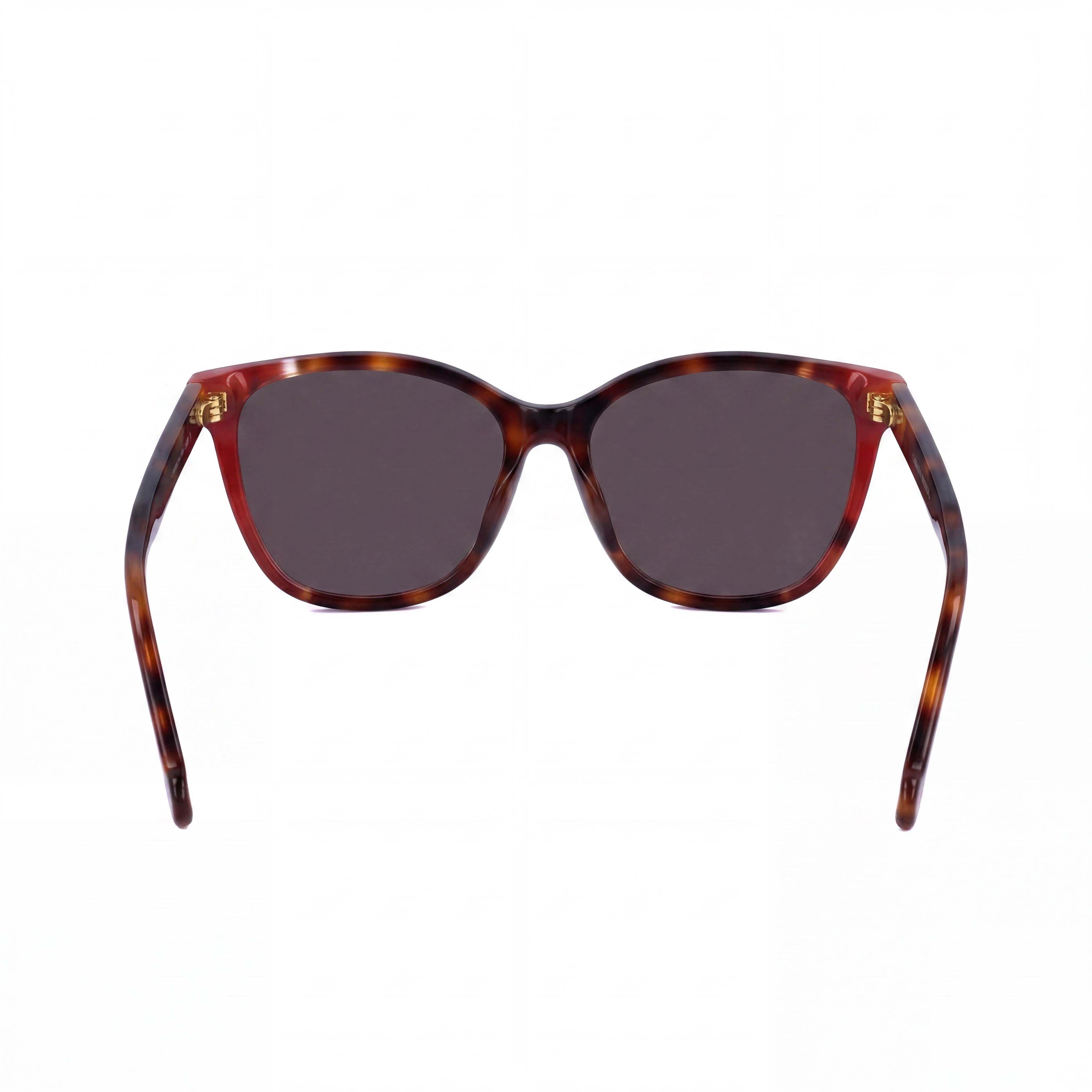 Gafas de sol Carolina Herrera CH 0061/S para mujer, de acetato clásico, montura en rojo habana, lentes degradadas marrones, 57, Photo 4
