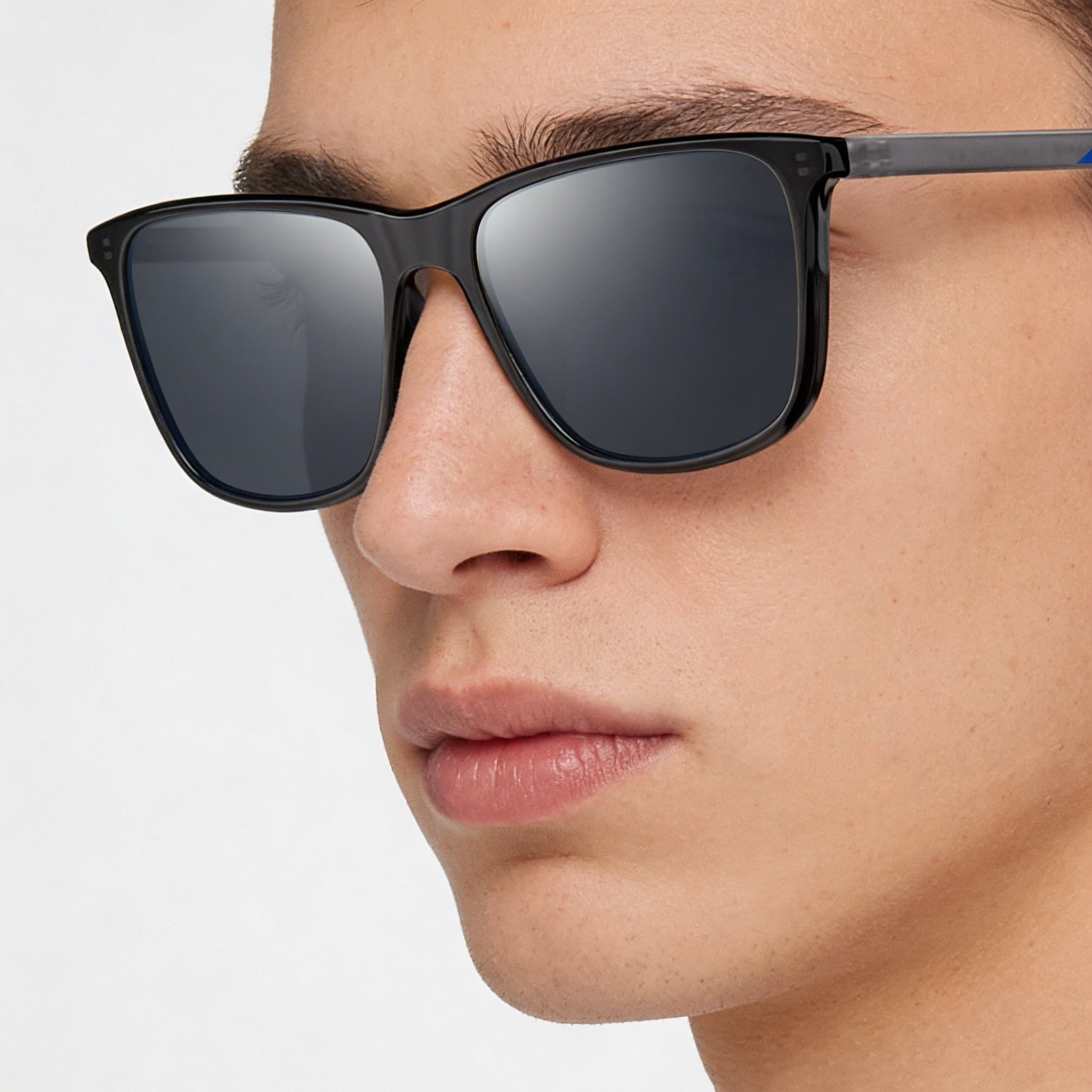 Gafas de sol Nike Casual Unisex de acero inoxidable, no polarizadas, antracita y plateadas, 55-17-145, Photo 4