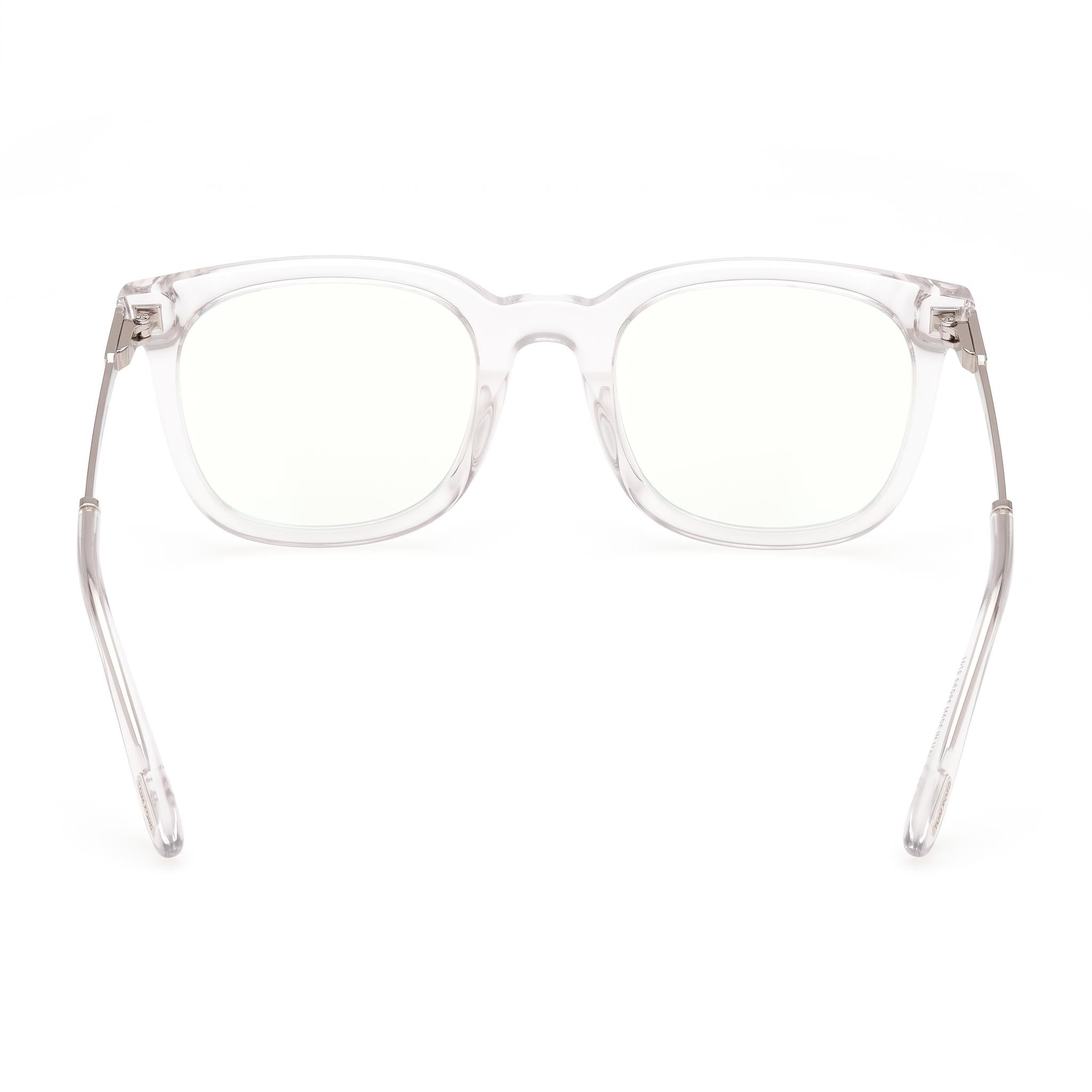 Tom Ford FT5904-B BLUE BLOCK Men's Clear Lenses Crystal Shiny Palladium 50mm, Photo 4
