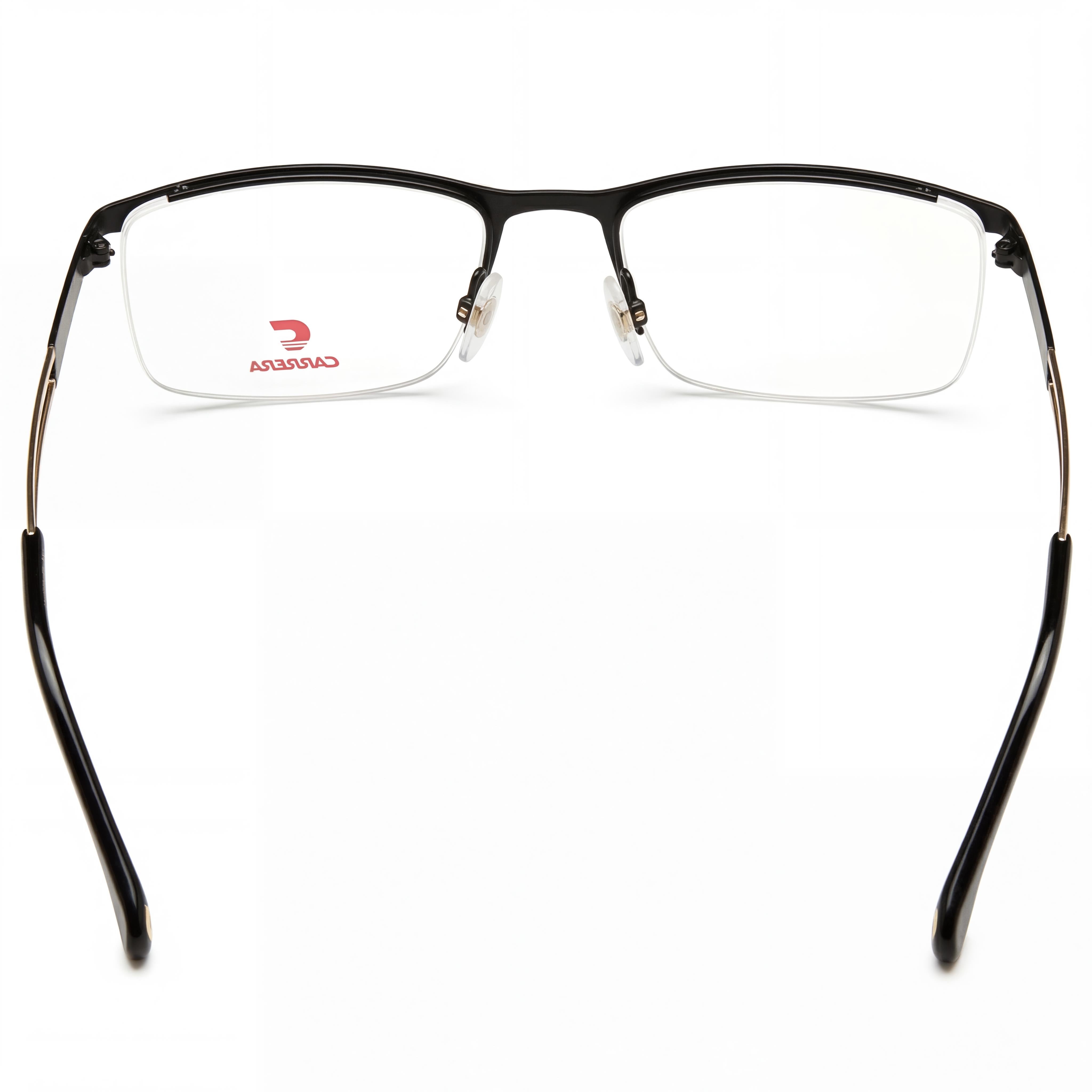 Gafas Carrera 8901 unisex con montura de acero de aleación en negro mate dorado y lentes no polarizadas de 54 mm, Photo 3