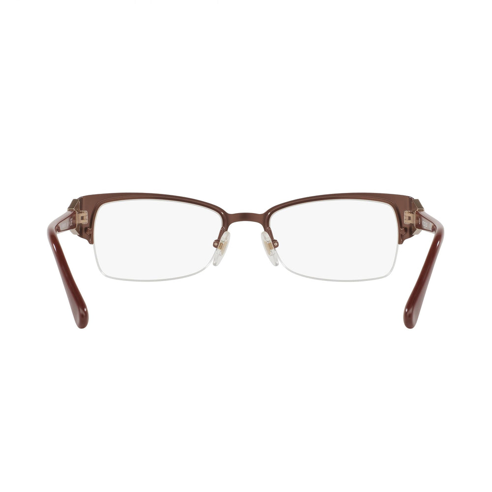 Vogue 0vo4014b Women's Oval Plastic Eyeglass Frames Blue Bordeaux Pale Gold 50mm Demo Lens