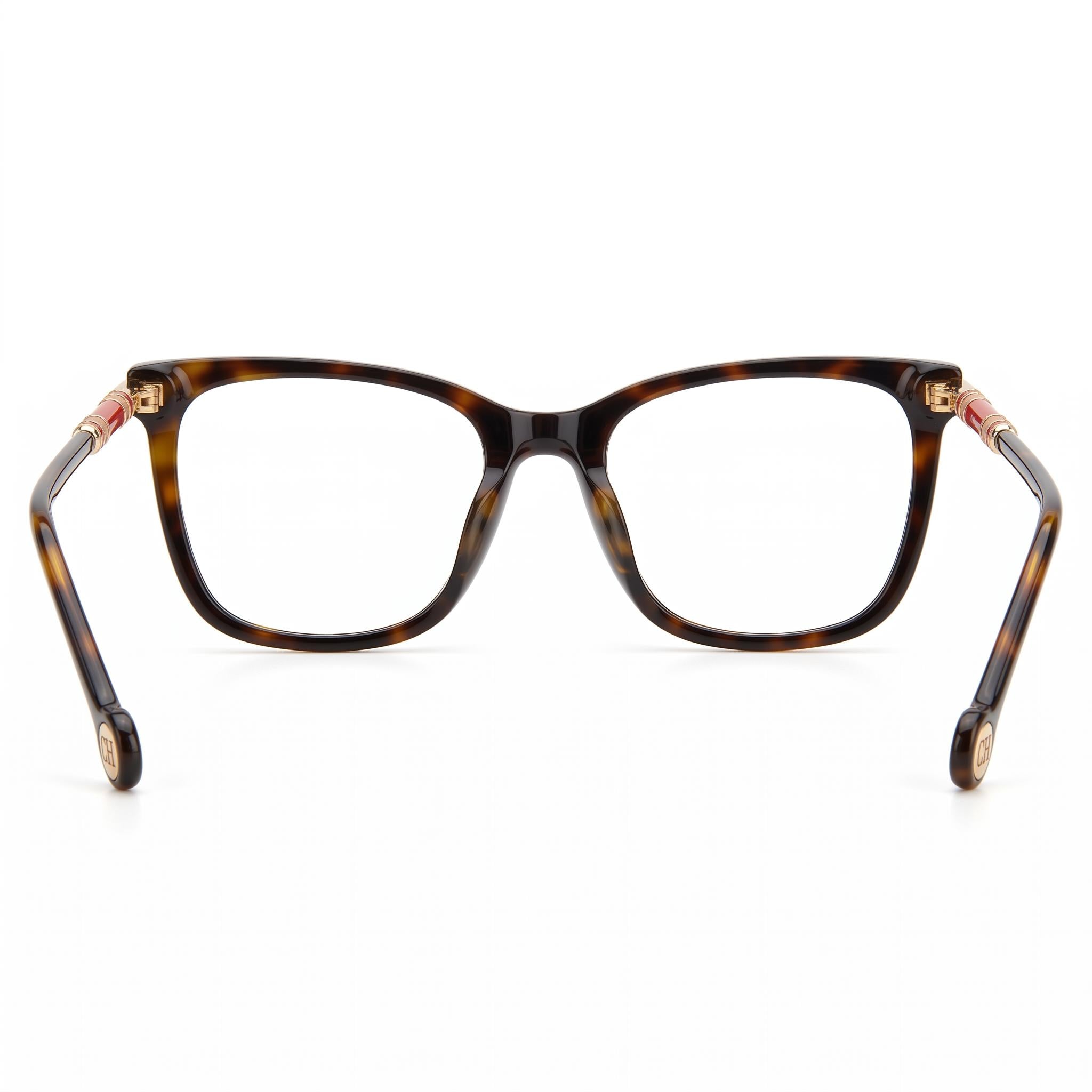Carolina Herrera Ch 0028 Women's Full Rim Cat Eye Plastic Havana Frame Eyewear with Havana Lenses 53mm, Photo 2
