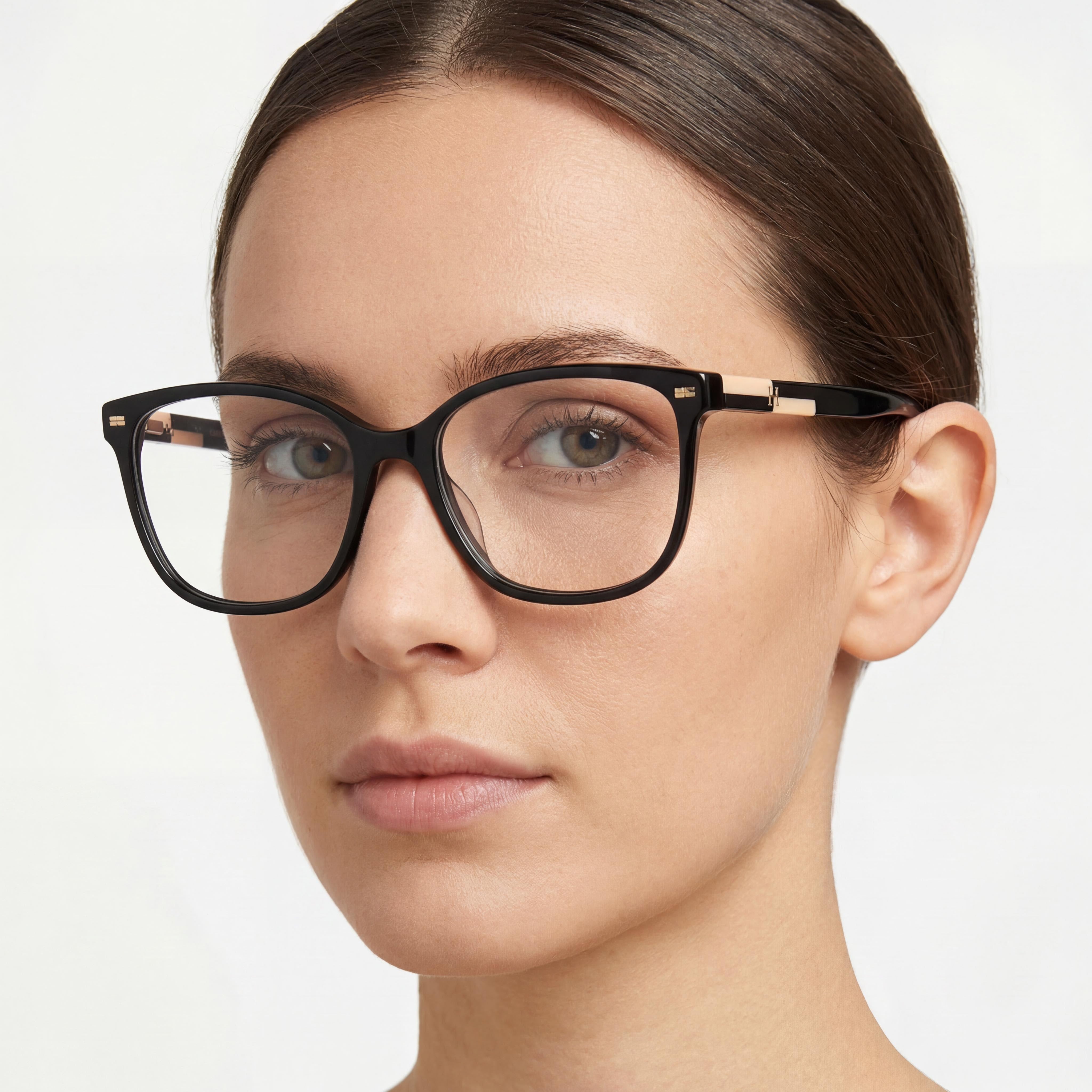 Carolina Herrera Her 0159/G Women's Multicolored Plastic Frame Black Nude Polycarbonate Lens Sunglasses 54mm, Photo 3